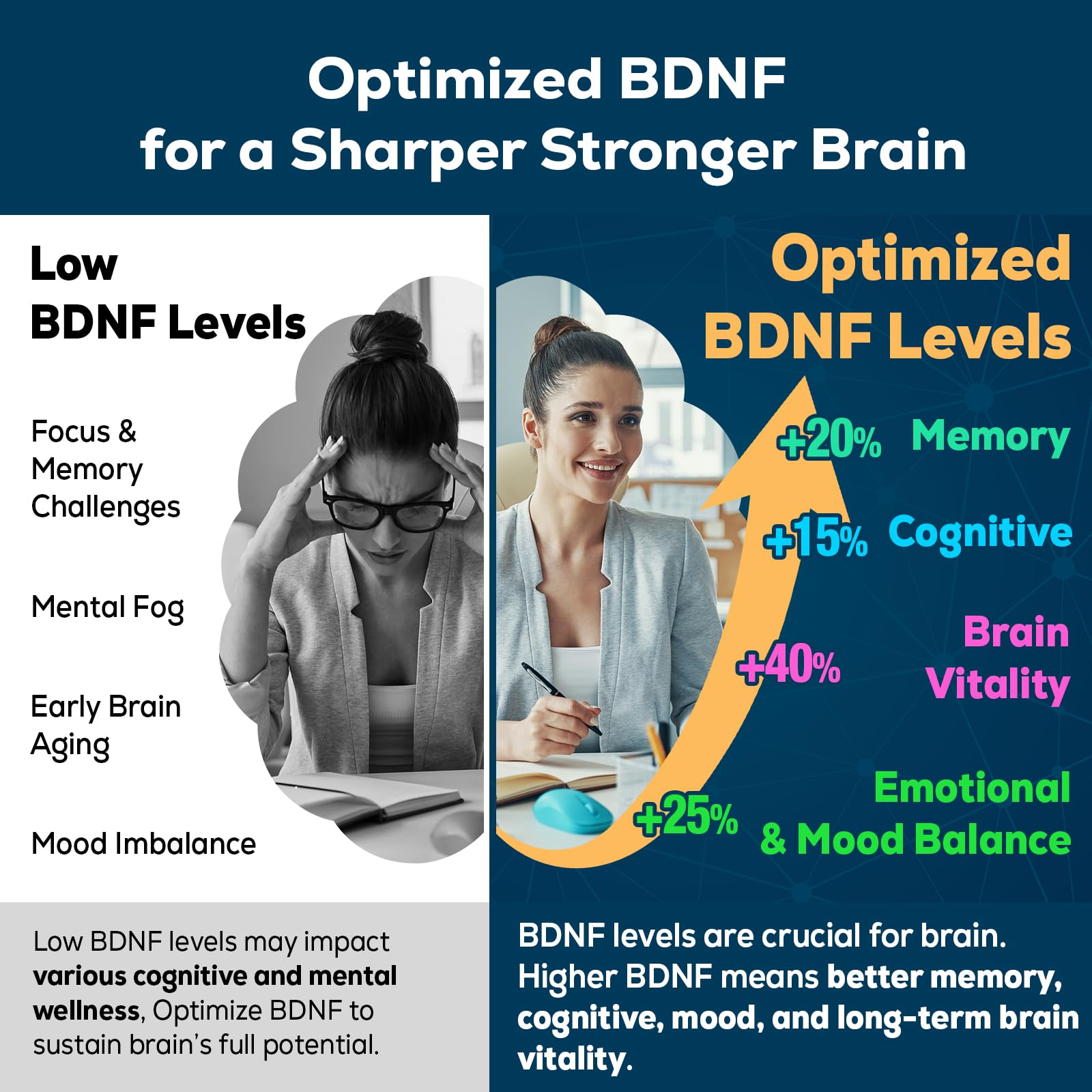 Nootropic Brain Supplement for Memory and Focus – BDNF Optimizer – Cognitive, Mental Clarity & Mood – High Absorption – Organic Lion's Mane, L-Theanine, Ginkgo Biloba & Alpha GPC – 60 Tablets QuorinthiumaxAu supplements