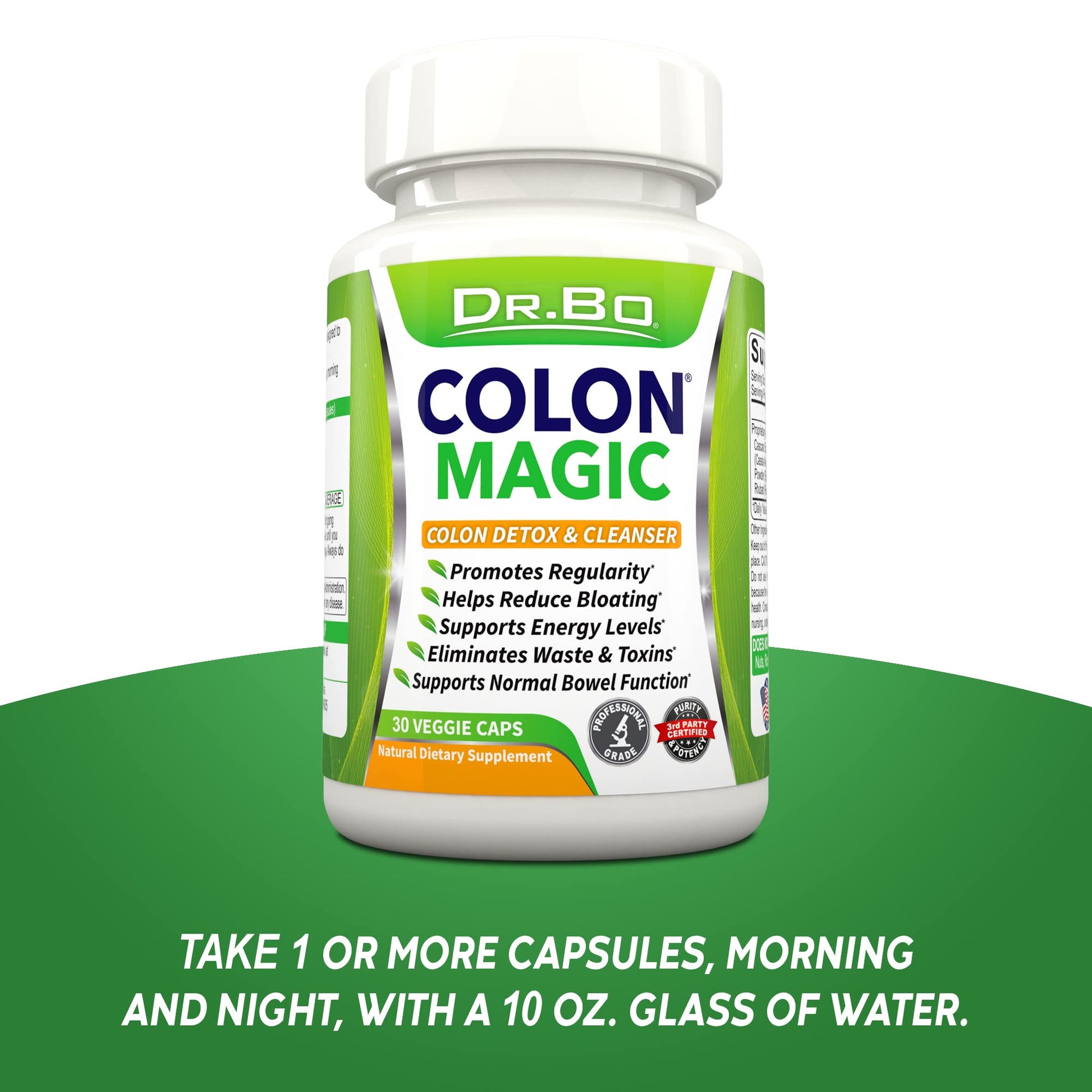Colon Cleanse Detox Formula - Natural Bowel Cleanser Pills for Intestinal Bloating & Fast Digestive DR. BOUS supplements