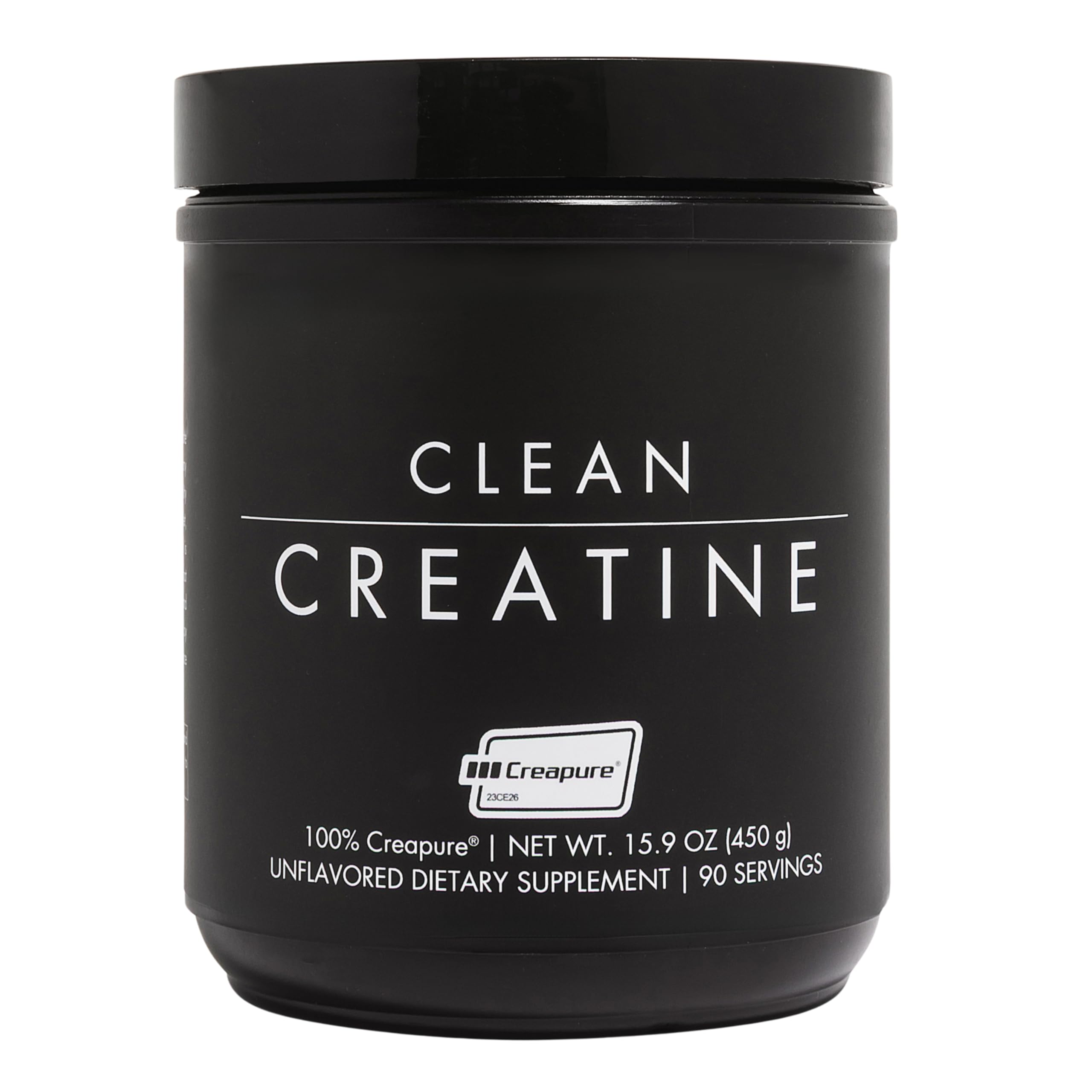 CLEAN Creatine - 100% Creapure® Creatine Monohydrate Powder for Muscle Health, Performance and Cognitive Support | 3rd Party Certified by NSF | 90 Servings | Unflavored | Vegan, Keto, and Gluten-Free CLEANAu supplements