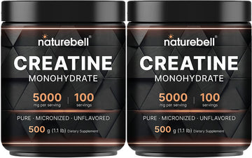 NatureBell 2 Pack Creatine Monohydrate Powder 500 Grams, 5000mg Per Serving NatureBellAu supplements