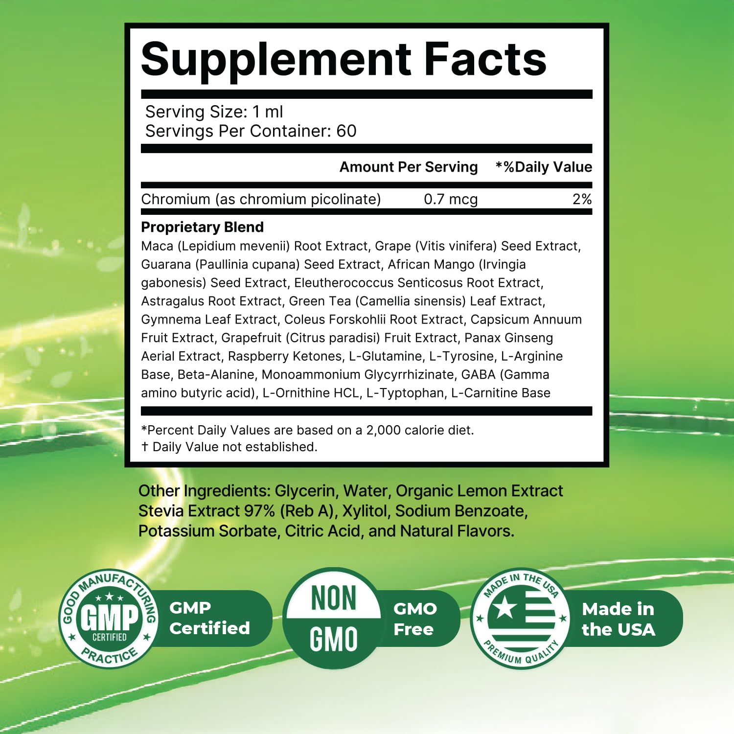 Flash Burn – Natural Plant-Based Liquid Supplement with Maca, Grape Seed, Green Tea & Ginseng – Made in USA, Non-GMO, Gluten-Free, Dairy-Free, Vegetarian - 2 Fl Oz (40 mL), 3 Month Supply Nature’s NutriWaveAu supplements