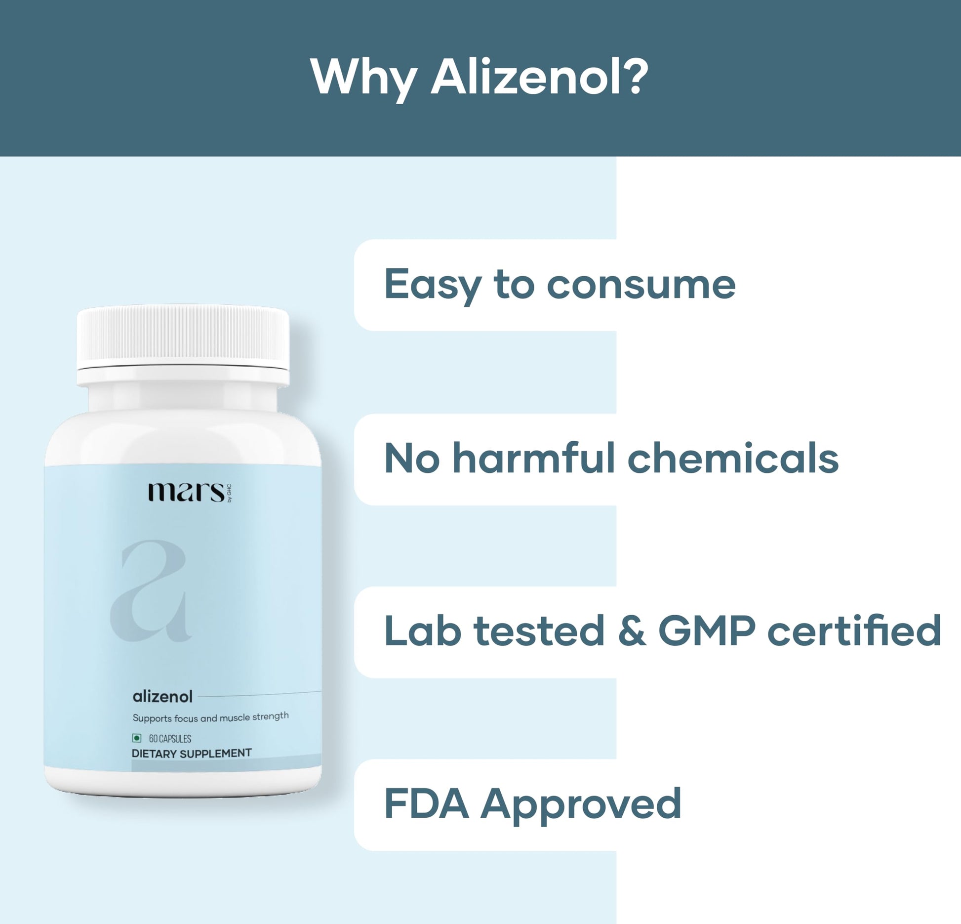 Mars Alizenol Capsules - 60 Capsules | (Pack of 3) mars by GHCAu supplements