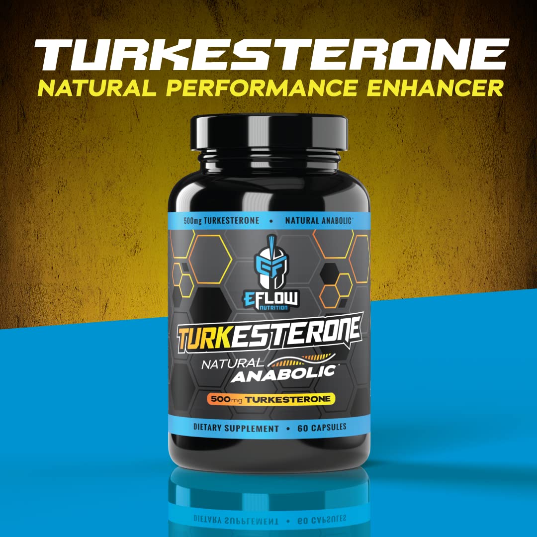 eFlow Nutrition Turkesterone (500 mg) Ajuga Turkestania Extract Complexed eFlow NutritionUS supplements