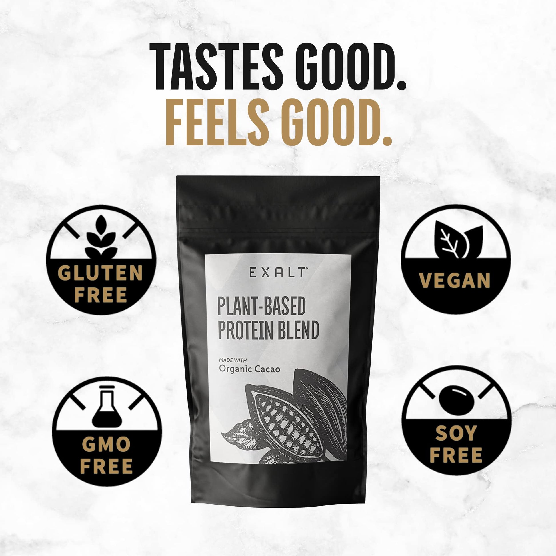 EXALT Vegan Protein Powder - 100% Plant-Based – Gluten Free - Keto Friendly EXALTAu supplements