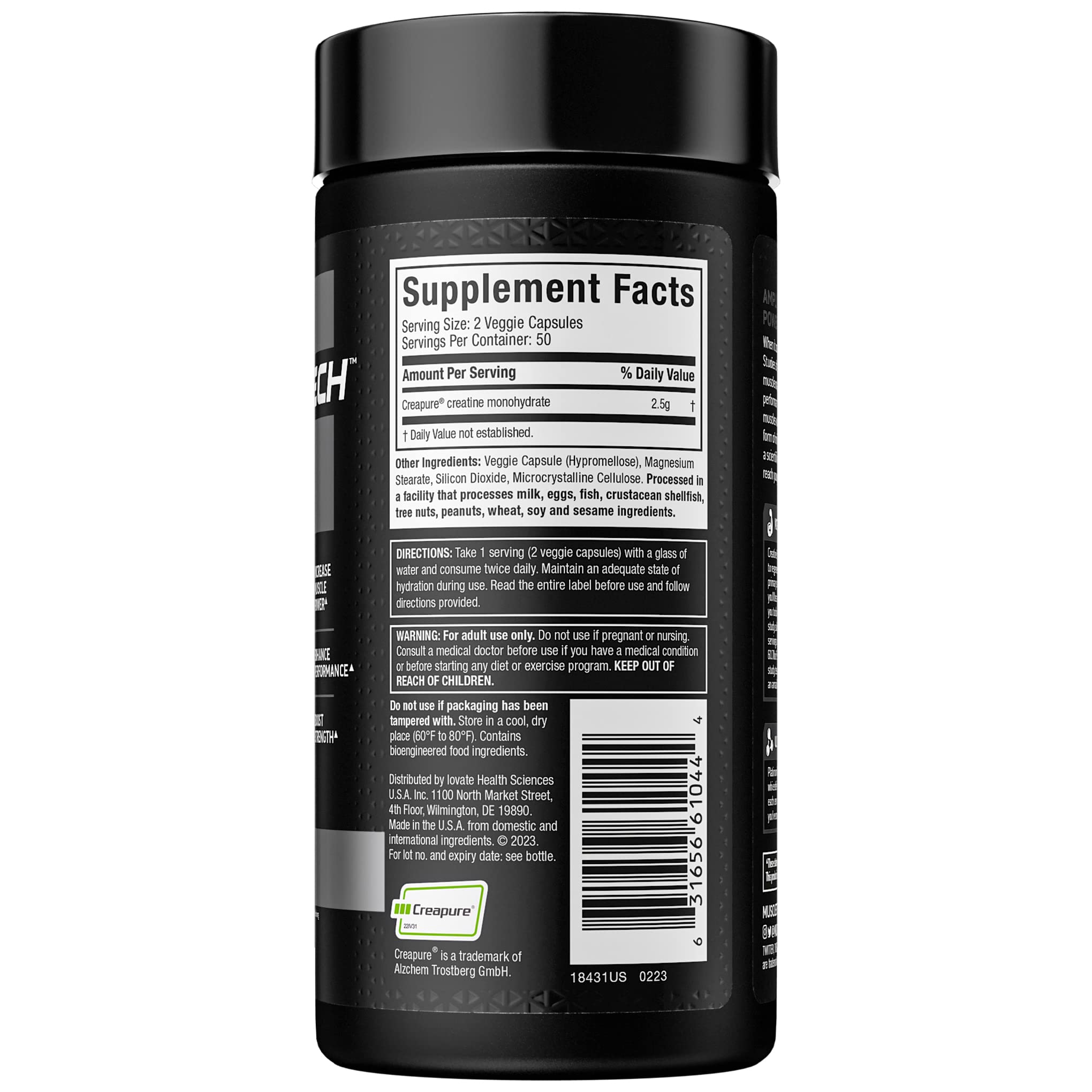 MuscleTech Platinum 100% Creatine Pills | Creatine Monohydrate Pill| | Muscle Recovery MuscleTechUS supplements