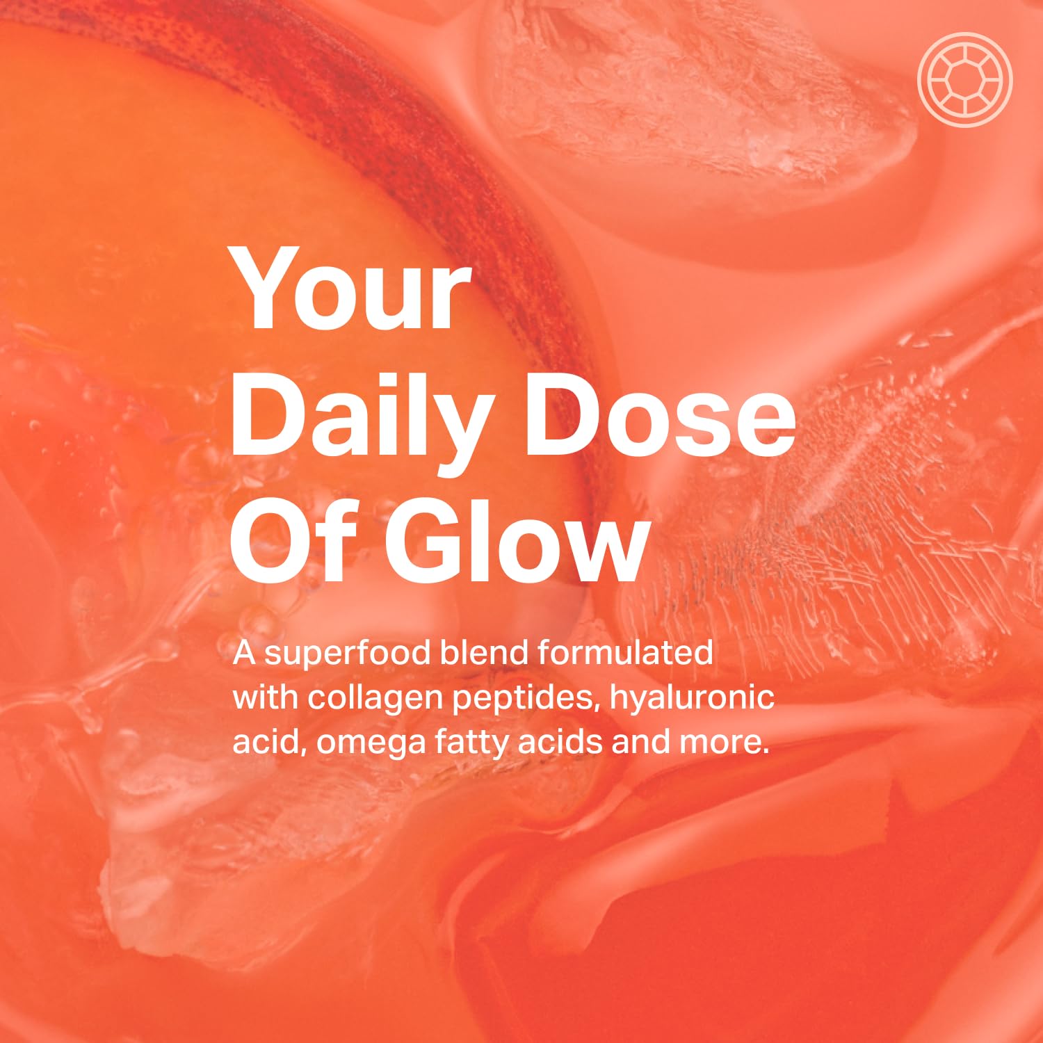 Proper, The Corals Daily Glow Beauty Blend - Nutrient Dense Superfood Powder with Collagen Peptides, Hyaluronic Acid Powder, Vitamin C, and MSM. Hair, Skin, Nail Vitamin Supplement for Women & Men ProperAu supplements