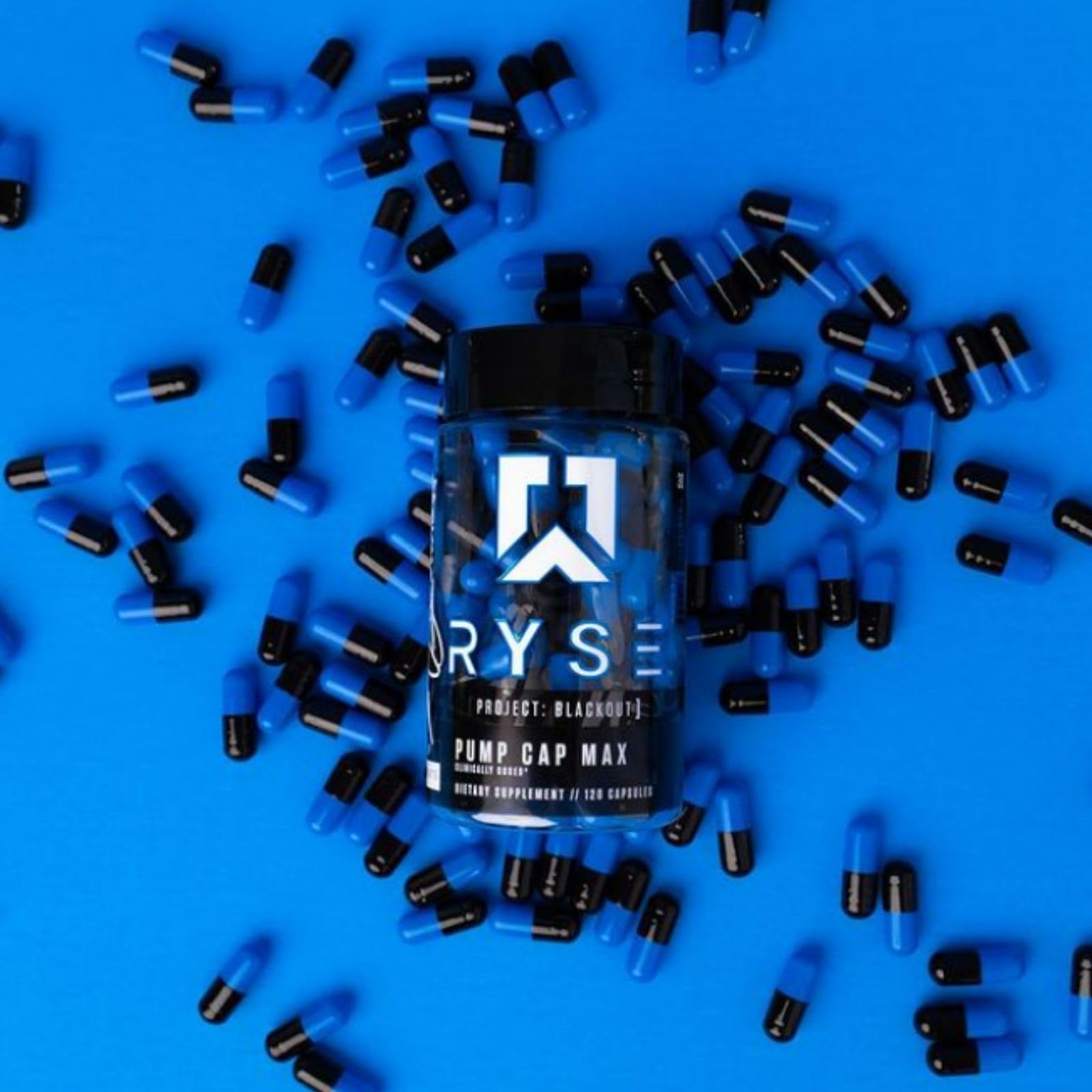 RYSE Up Supplements Project Blackout Pump Cap Max | Stimulant Free Pump Formula RYSE Up SupplementsAu supplements