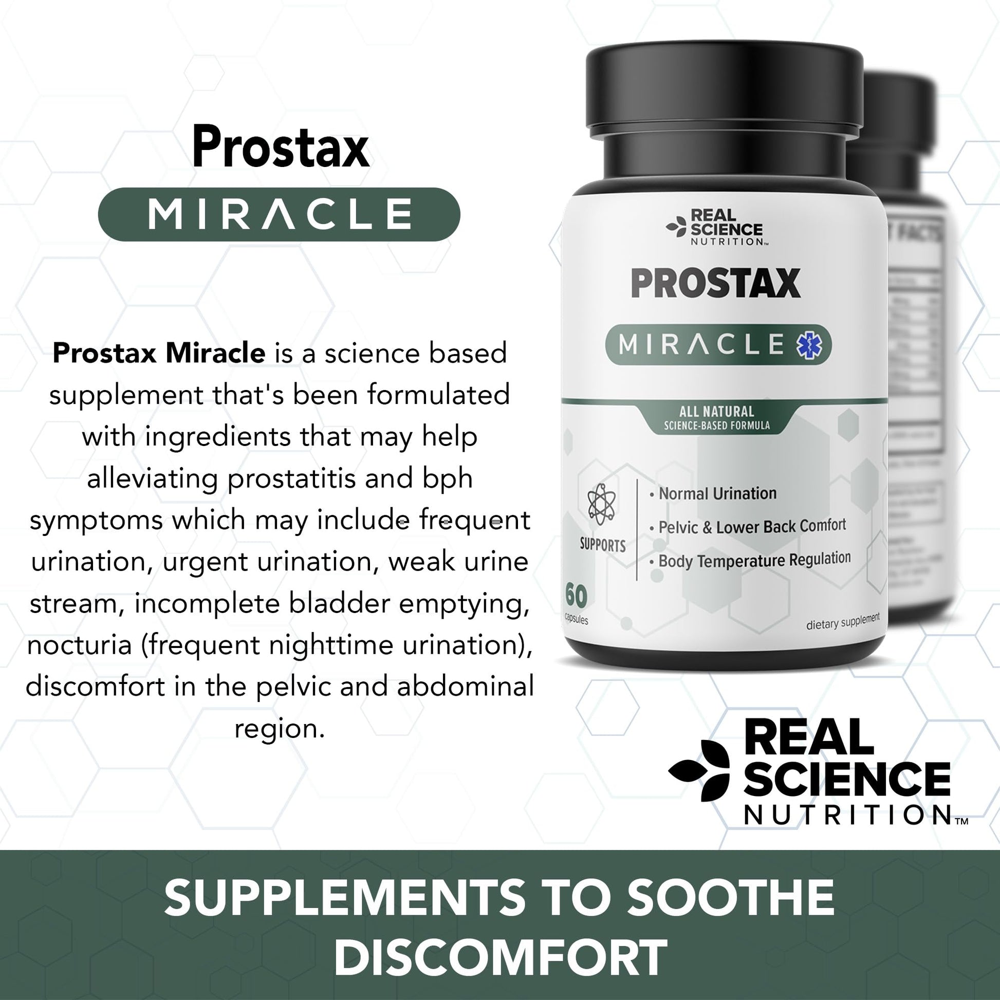 Real Science Nutrition Offers Prostax Miracle: A Natural Supplement for Bladder and Kidney Health, Mens Health Products Real Science NutritionAu supplements