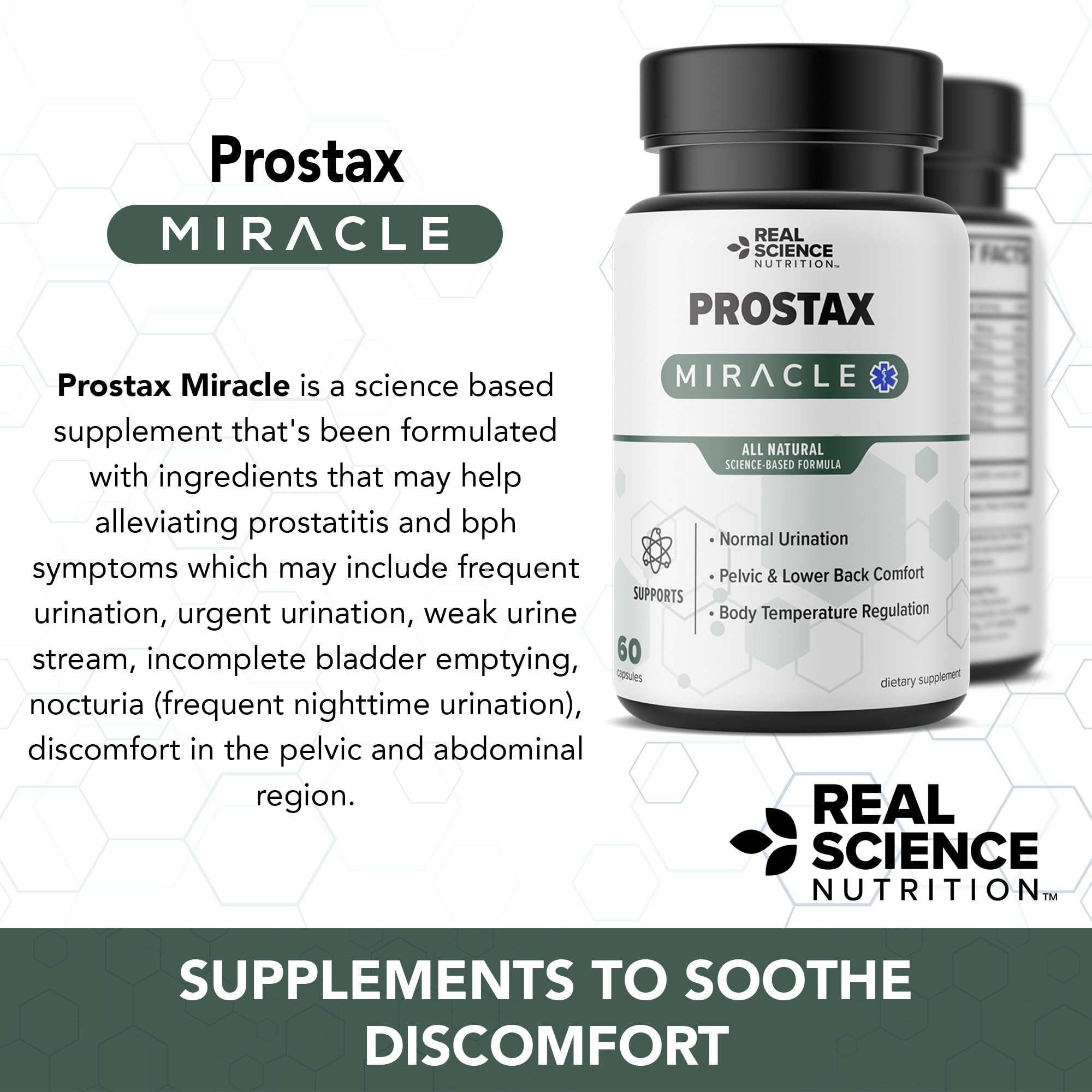 Real Science Nutrition Offers Prostax Miracle: A Natural Supplement for Bladder and Kidney Health, Mens Health Products Real Science NutritionAu supplements