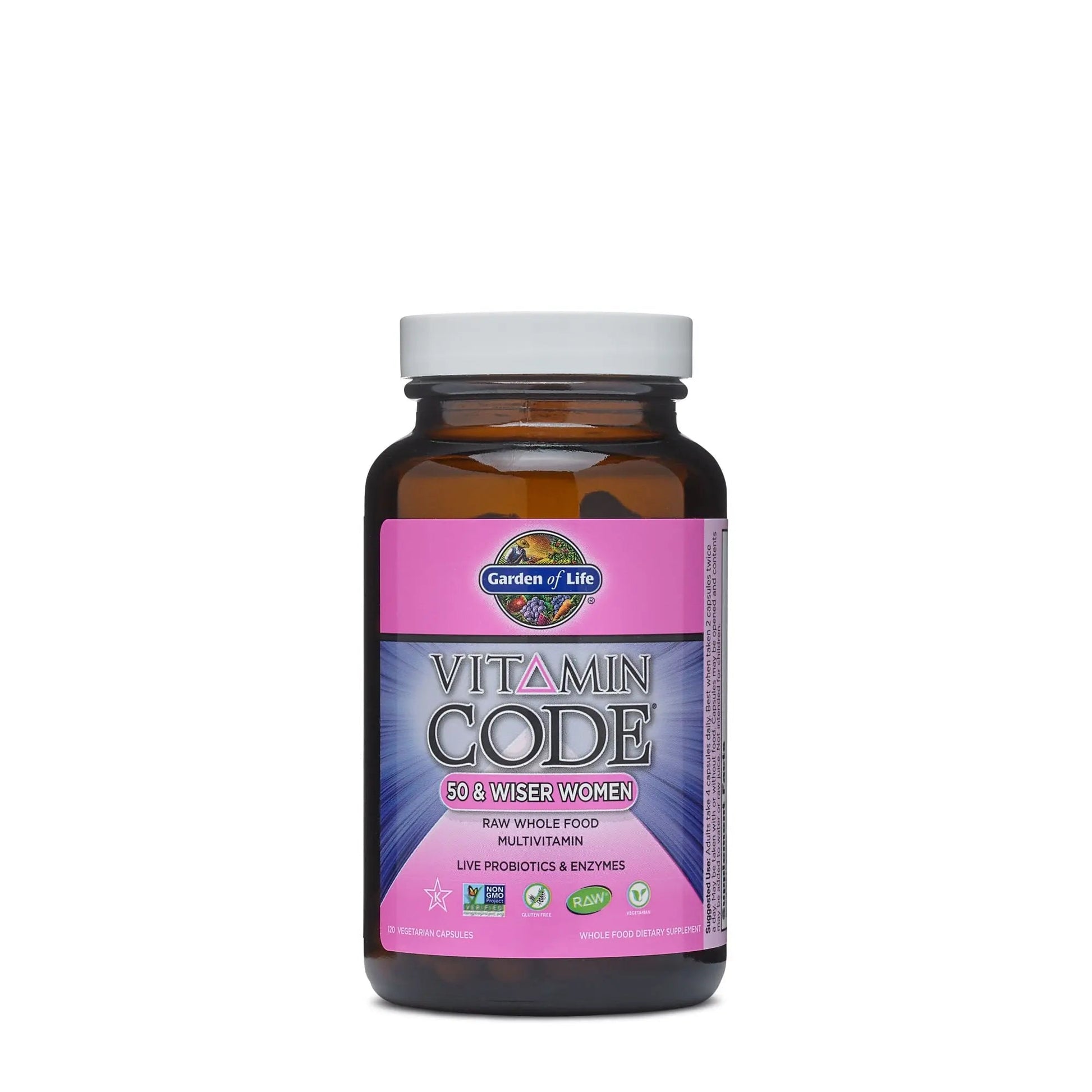 Vitamin Code 50 & Wiser Women Formula 120 VegiCapsules Garden of LifeAu supplements