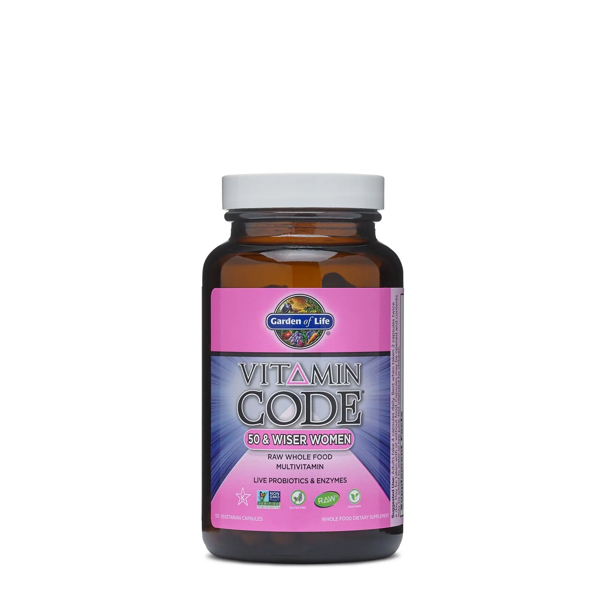 Vitamin Code 50 & Wiser Women Formula 120 VegiCapsules Garden of LifeAu supplements