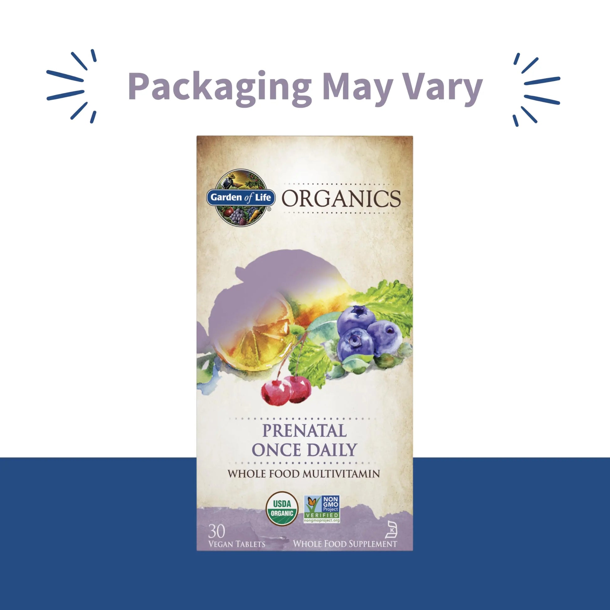 Garden of Life Organics Prenatal Vitamin: Folate for Energy & Healthy Fetal Development, Non-constipating Iron, Vitamin C, B6, B12, D3 – Organic, Non-GMO, Gluten-Free, Vegan, 30 Day Supply Garden of Lifenz supplements