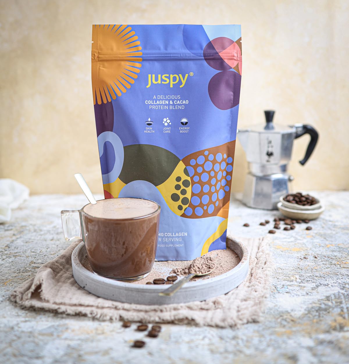 Juspy Premium Marine Collagen Powder + High Protein Cacao Superfood Blend JuspyAu supplements