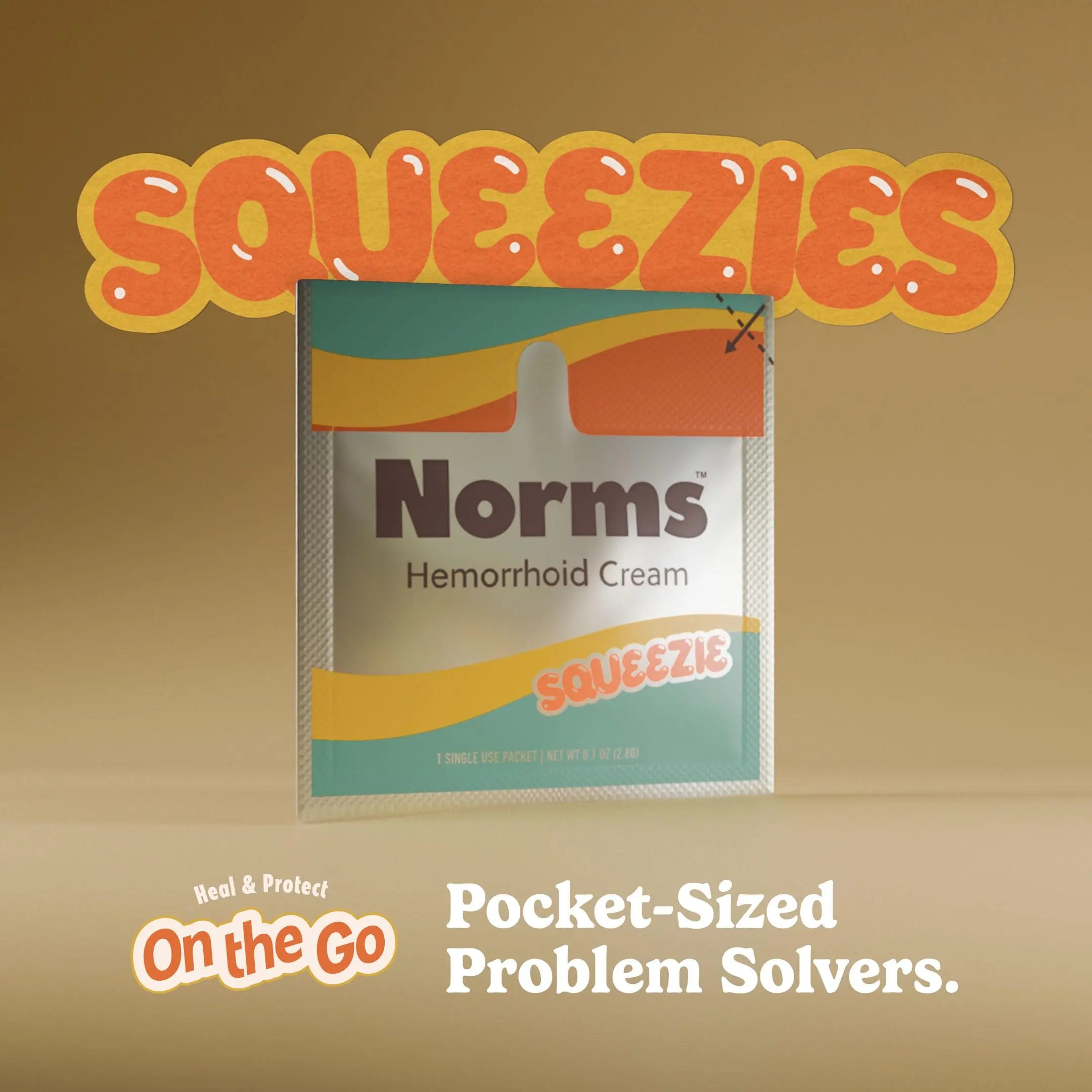 Norms Squeezies Lidocaine Hemorrhoid Cream, Discreet Single Use Travel Packets, 5% Lidocaine, Phenylephrine, Aloe and Glycerin – Numbing, Soothing & Swelling Relief On the Go, 5 Count NormsAu supplements
