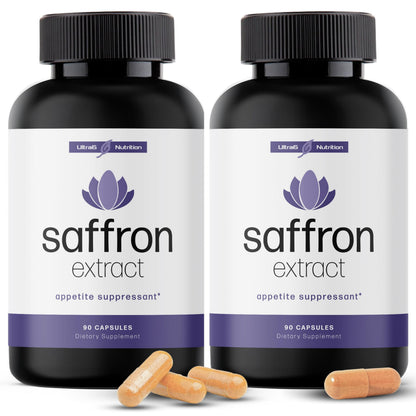 Pure Saffron Extract - Appetite Suppressant for Weight Loss Women & Men - Natural Hunger Ultra6 NutritionUS supplements