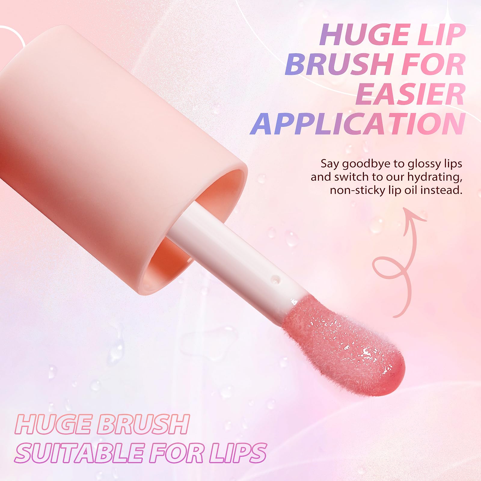 LANGMANNI Moisturizing Lip Oil,No-Sticky Lip Gloss Lip Balm Lip Care,Fruit Flavoured Lip Oil For Dry Lip's Moisturizing Hydrating And Nourishing ((Strawberry)) LANGMANNIAu supplements