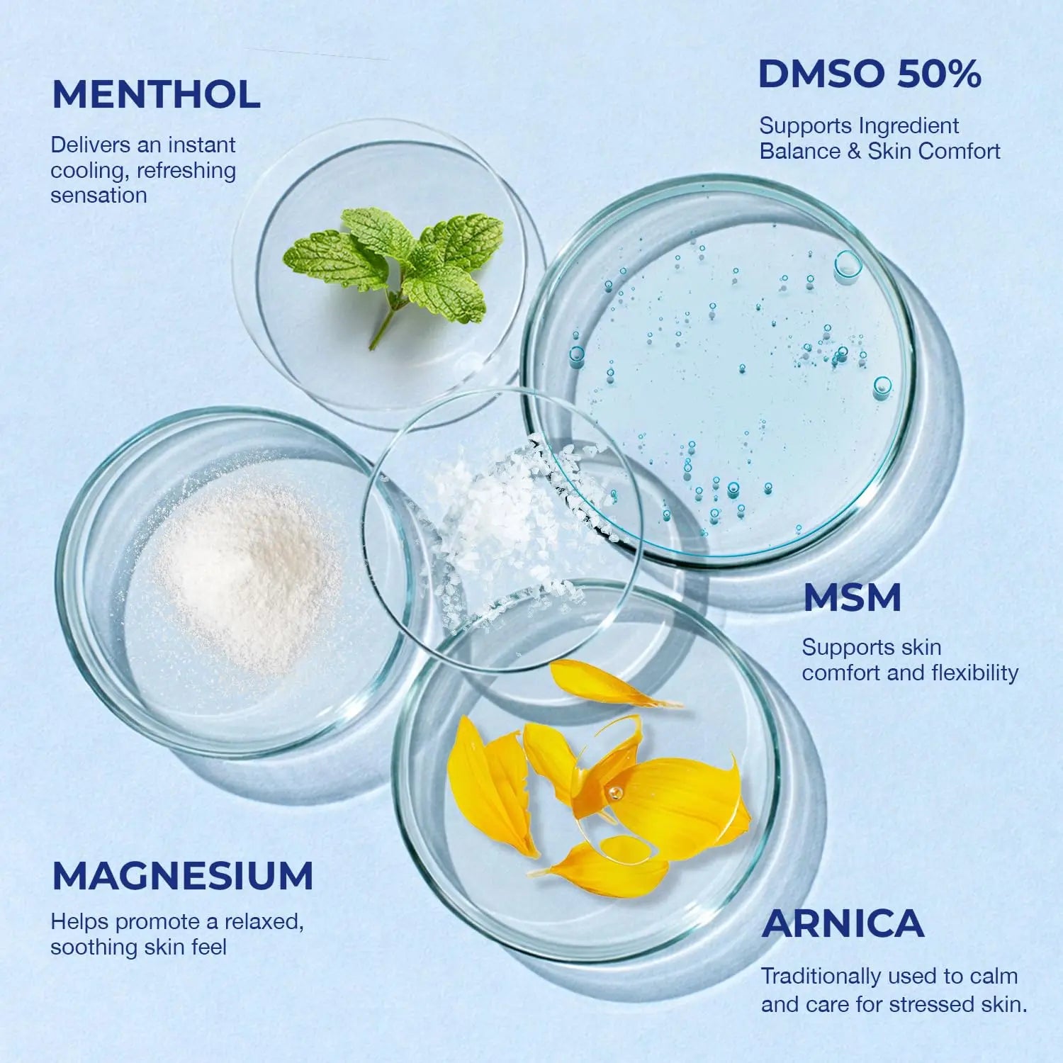 PURESKIN DMSO Relief Cream – Pharmaceutical Grade Fast-Absorbing Cooling Formula for Active Lifestyles – Lightweight Cream with Arnica, MSM, Magnesium, Menthol & Aloe, 4 oz PURESKINnz supplements