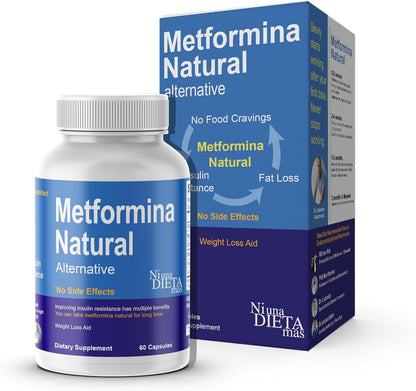 METFORMINA NATURAL - Fat & Glucose Metabolism Support - Dr Salomon Ni una dieta másUS supplements