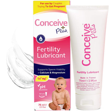 Conceive Plus Fertility Lubricant - Fertility Friendly Lube for Couples Trying to Conceive, 75ml / 2.5 fl oz CONCEIVE PLUSAu supplements
