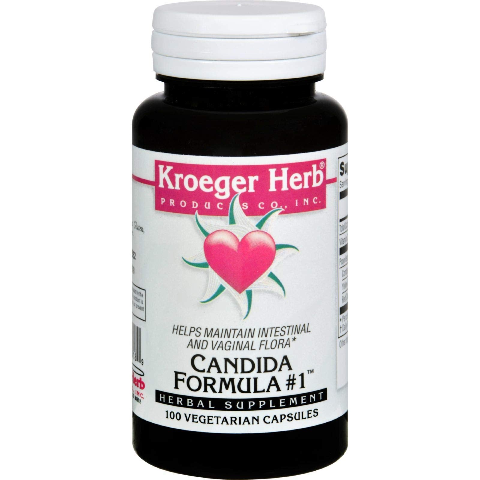 Kroeger Herb Candida Formula #1 100 Vcap Kroeger Herb ProductsAu supplements