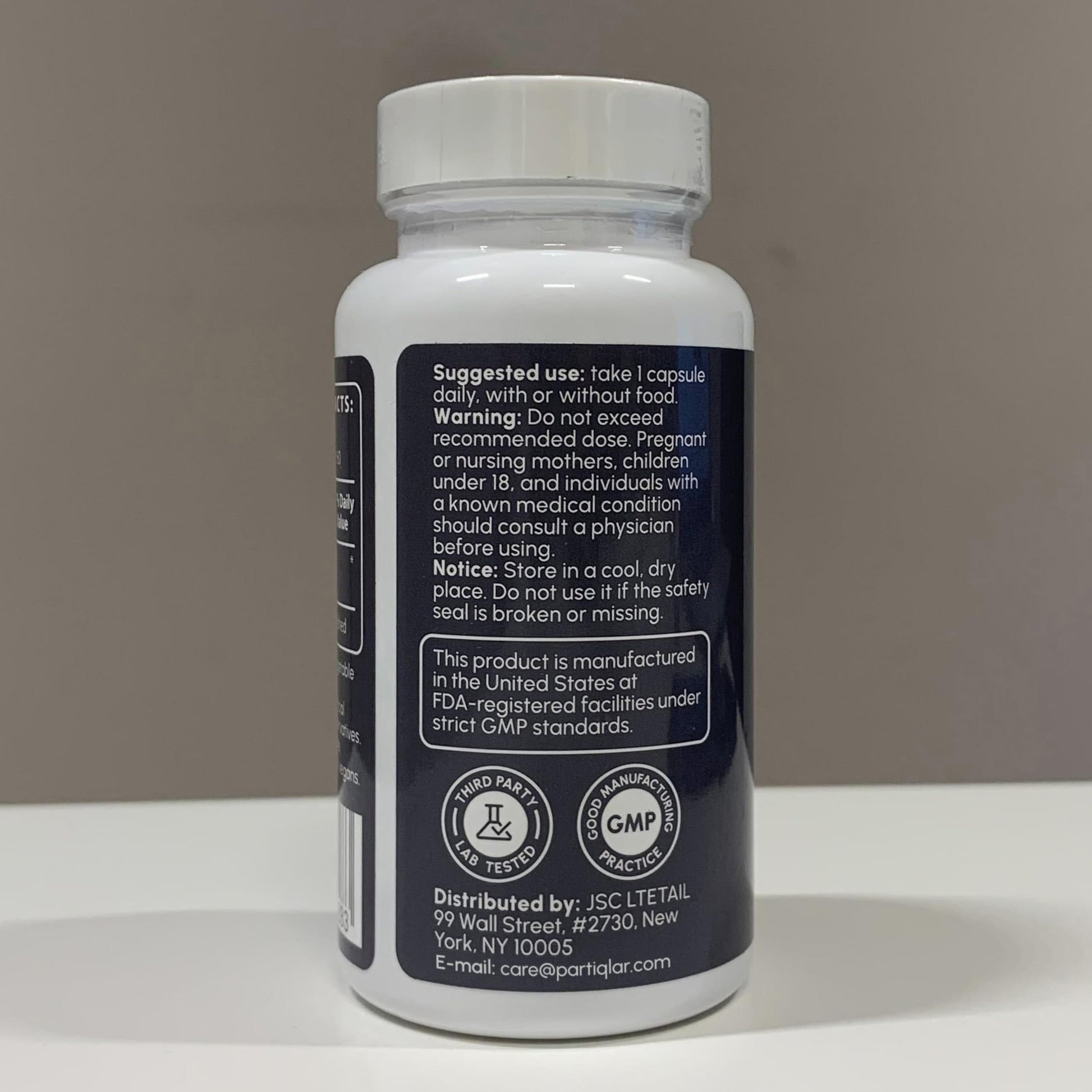 partiQlar Nicotinamide Riboside (NR) 500mg – NR Supplement for Cellular Health, Anti-Aging, Energy & Metabolism Support – 2-Month Supply (60 Capsules) partiQlarAu supplements