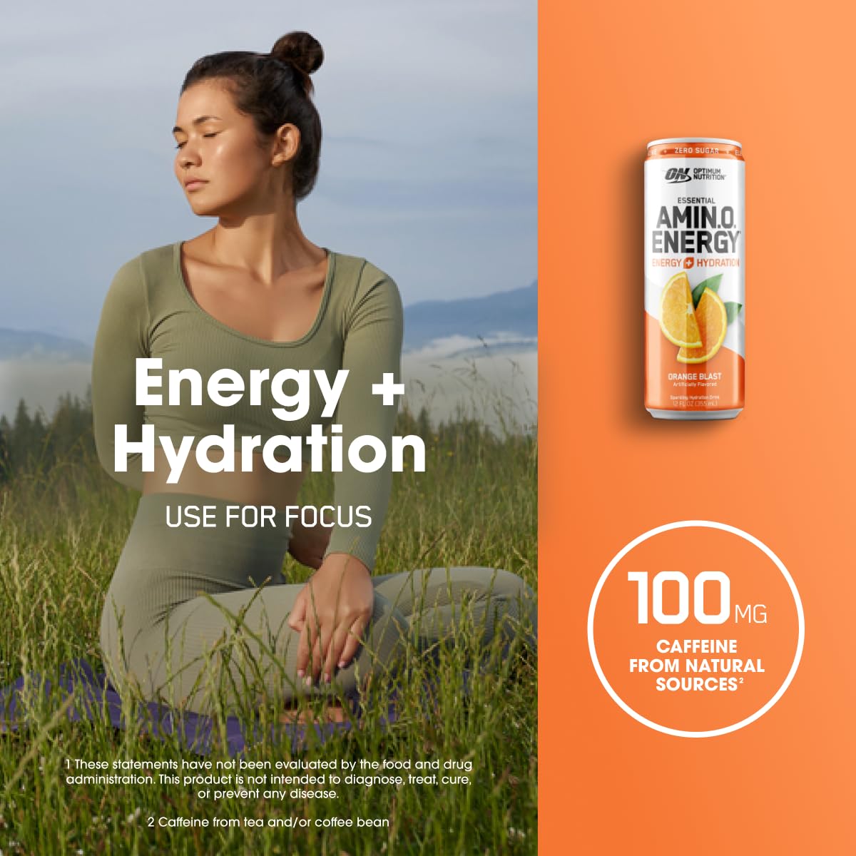 Optimum Nutrition Amino Energy Sparkling Hydration Drink, Electrolytes, Caffeine, Amino Optimum NutritionAu supplements