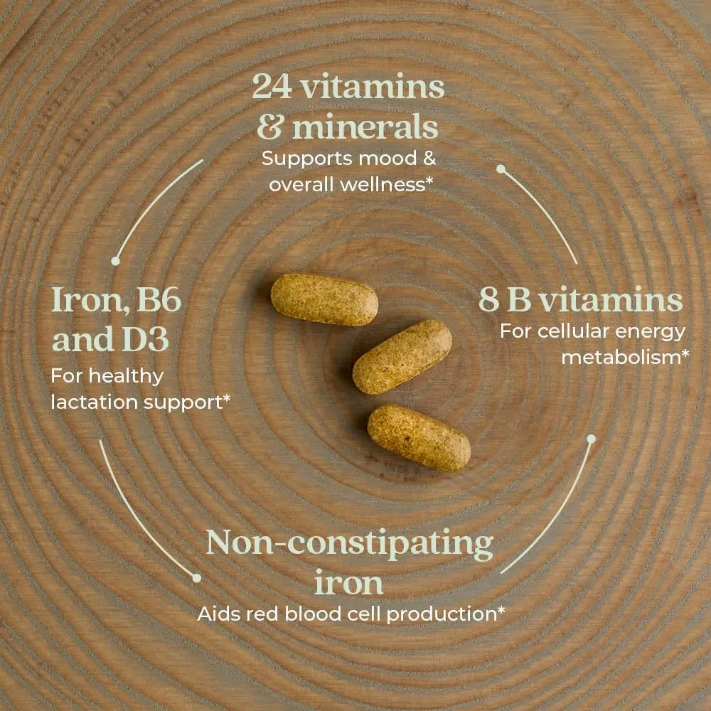 New Chapter, Postnatal Vitamins Lactation Supplement, Complete Multivitamin with Fermented Vitamin D3 + B Vitamins New ChapterAu supplements