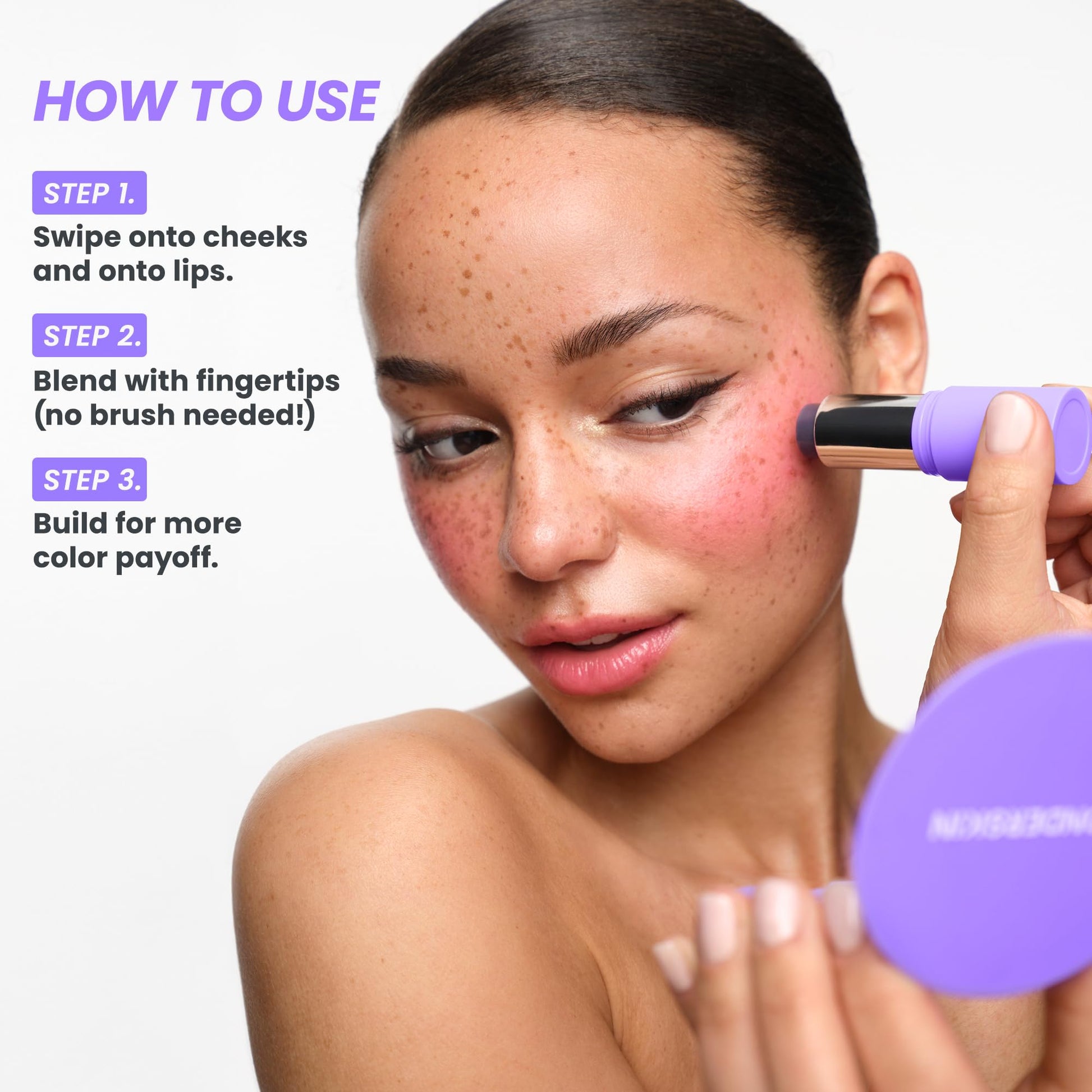 Wonderskin Cream Blush Stick pH-Activated - pHlush Stick Multi-Use, Blush for Cheeks and Lips, Cooling Nourishing Color-Adjusting Makeup WonderskinAu supplements