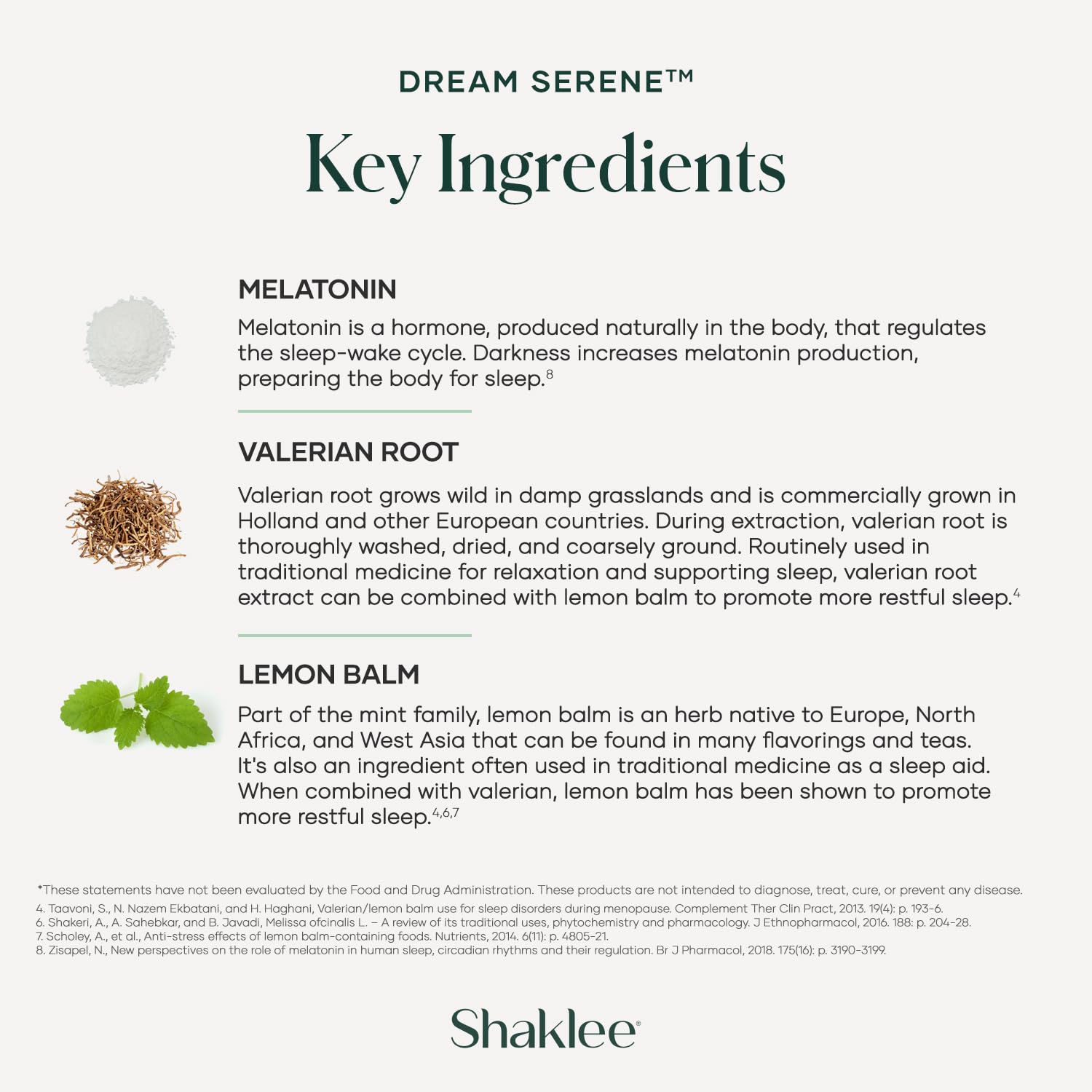 Shaklee - Dream Serene™ Melatonin Sleep Aid - Fall Asleep Faster, Wake Up Refreshed - with Melatonin, Valerian, Lemon Balm, L-Theanine - for Ultimate Beauty Sleep - 30 Softgels ShakleeAu supplements