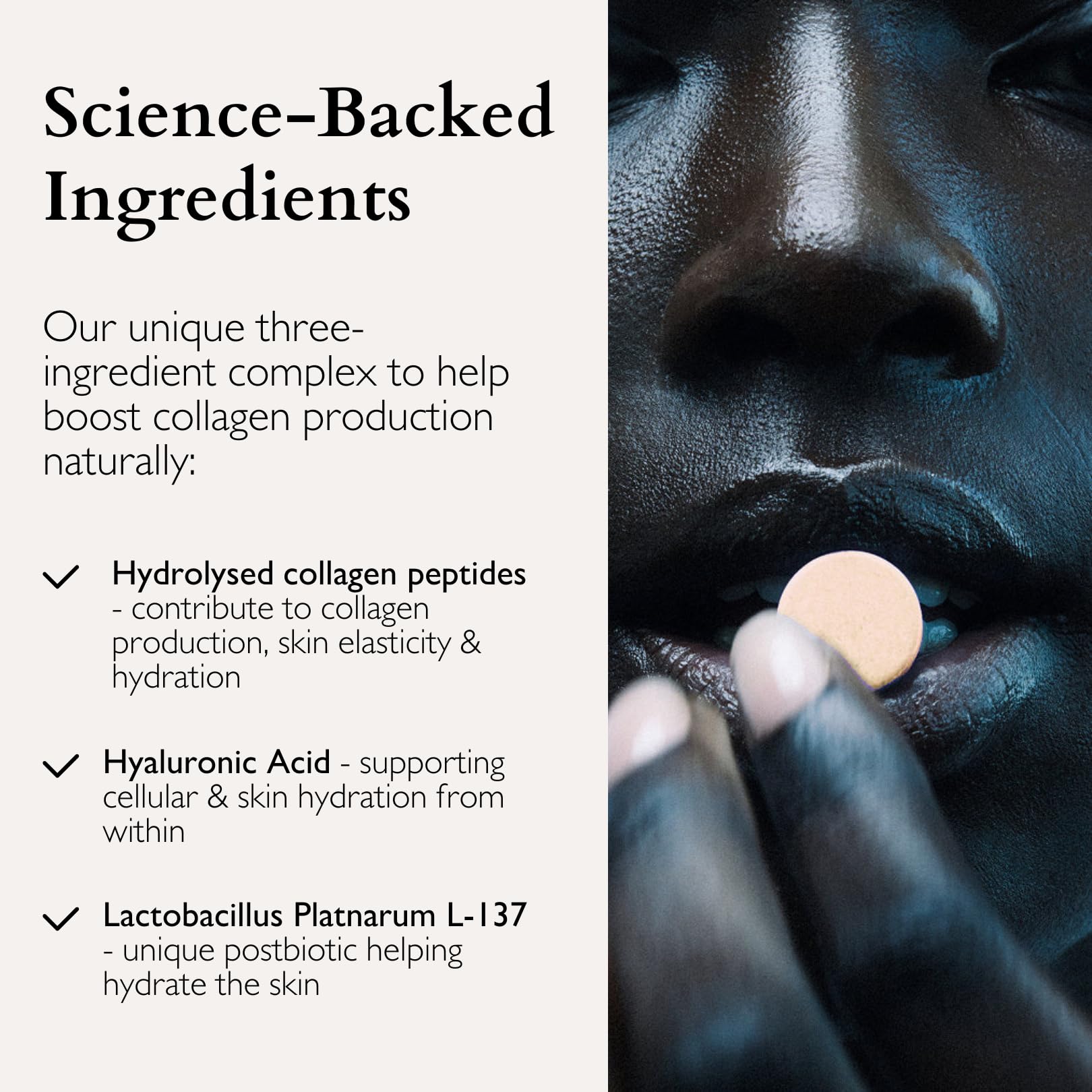 The Beauty Chef Plumpers™ Collagen Chewable Tablets with Hyaluronic Acid & Postbiotic, Supports Skin Elasticity & Collagen, Women's Multivitamin, Collagen Peptides, 75 Tablets (Orange & Turmeric) The Beauty ChefAu supplements