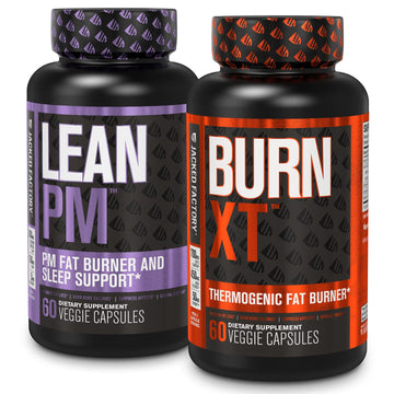 Jacked Factory Burn XT Thermogenic Fat Burner & Lean PM Nighttime Jacked FactoryUS supplements