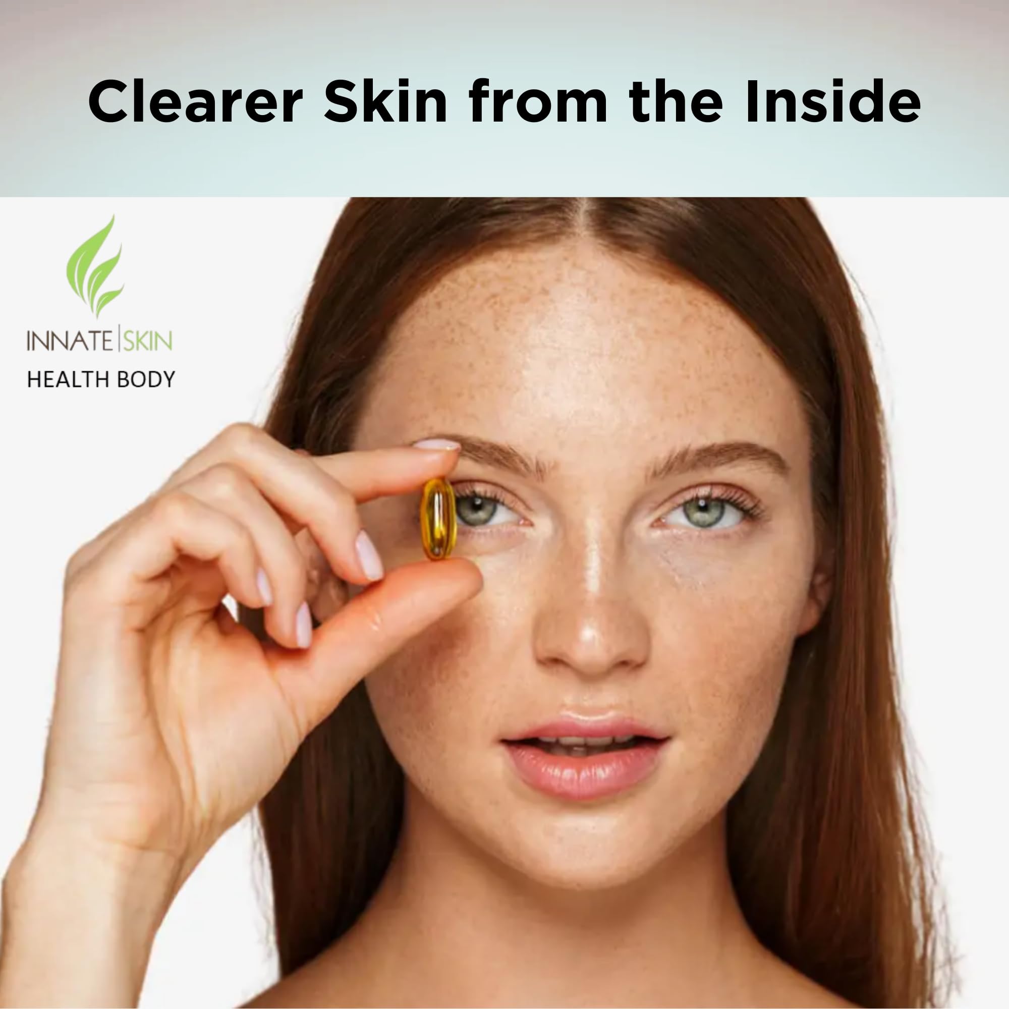 Innate Skin Health Body Clear Skin Acne Gummies - Complexion Supplement, Pantothenic Acid & Antioxidants, Vitamins 60 Count Innate SkinAu supplements
