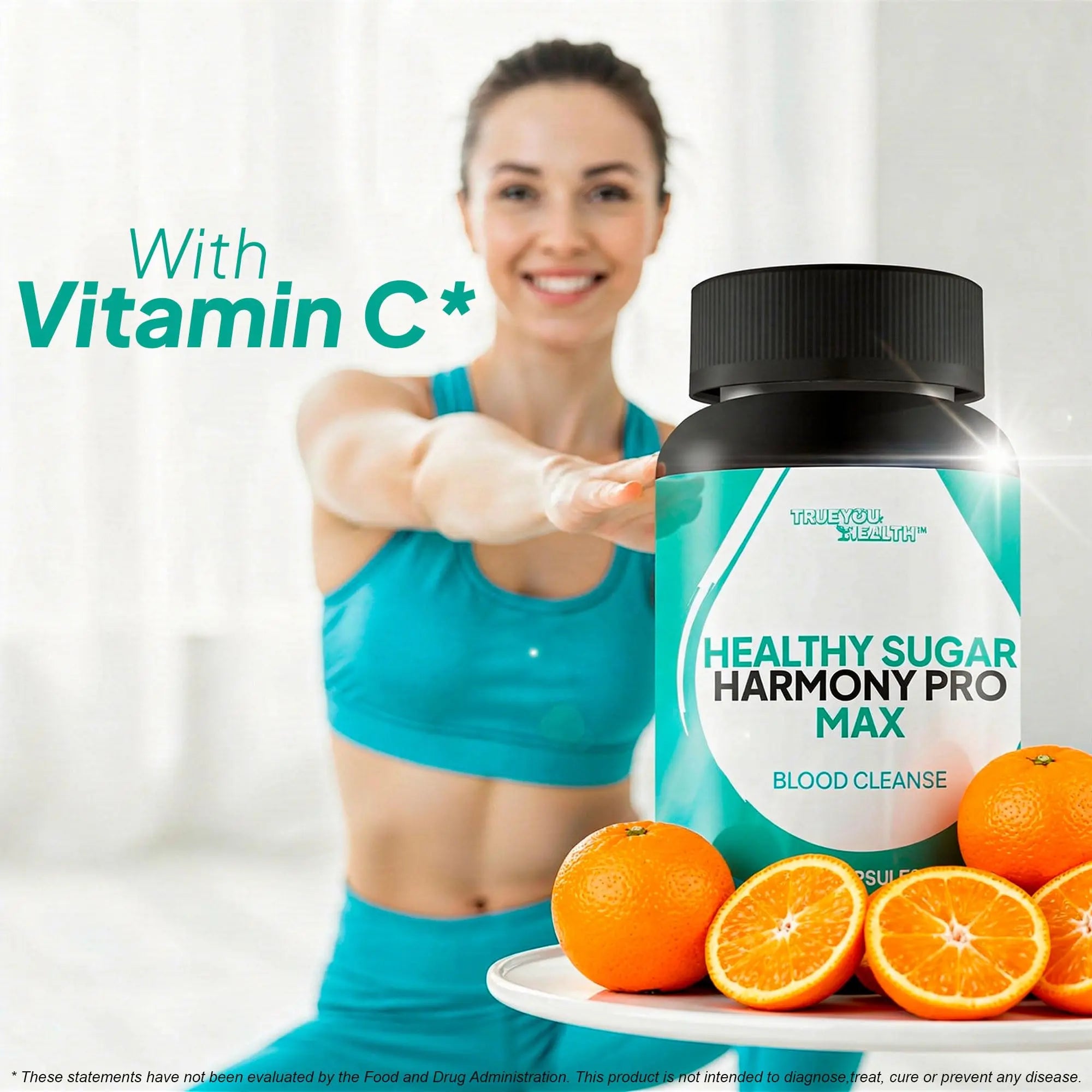 Healthy Sugar Harmony Pro Max - Our Best Blood Cleansing Formula - Support Healthy Sugar Balance & Immune Health with This Premium Blood Support Supplement - Bloodflow & Cardiovascular Support True You HealthAu supplements