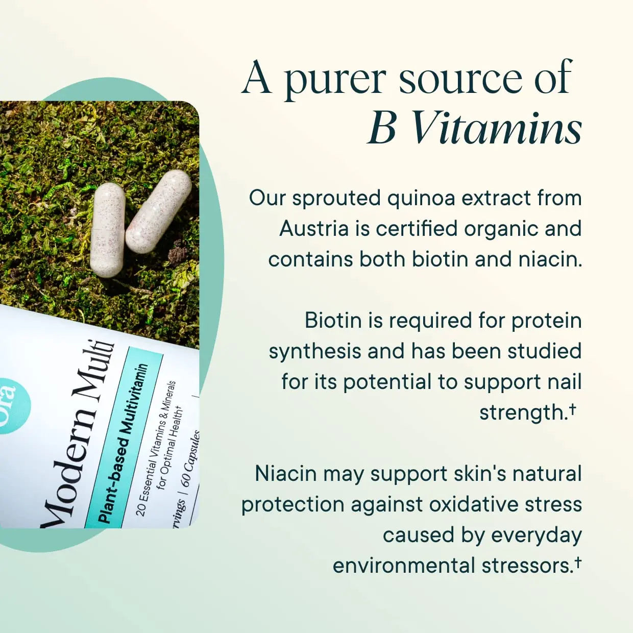 Ora Organic Plant Based Multivitamin for Women and Men, Bluelight Protection - Brain, Eye, Energy, Immune, Skin, Hair, Heart Ora OrganicAu supplements