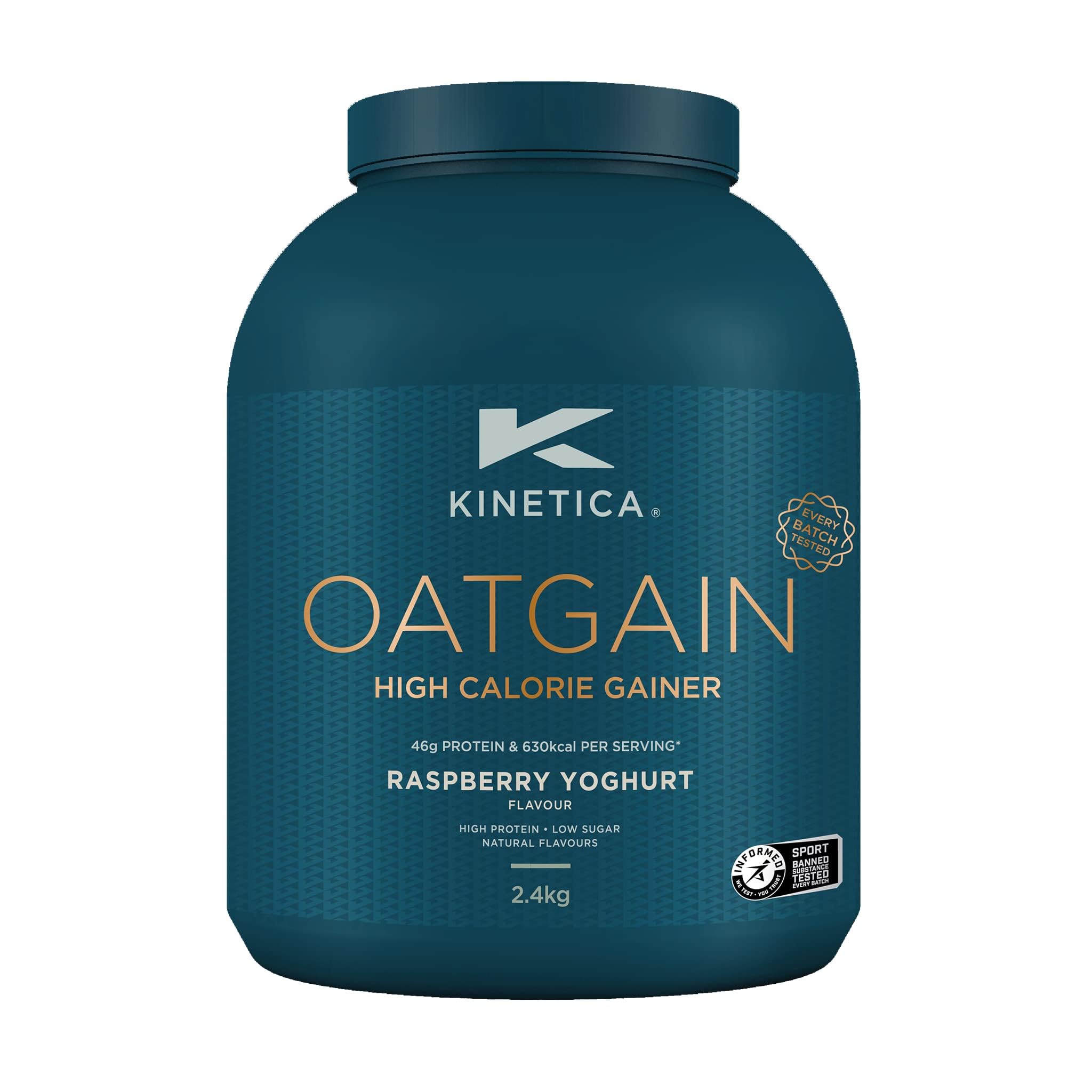 Kinetica OatGain Weight Gainer 600+ Calories & 47g Protein per Serving, 2.4 kg KineticaAu supplements
