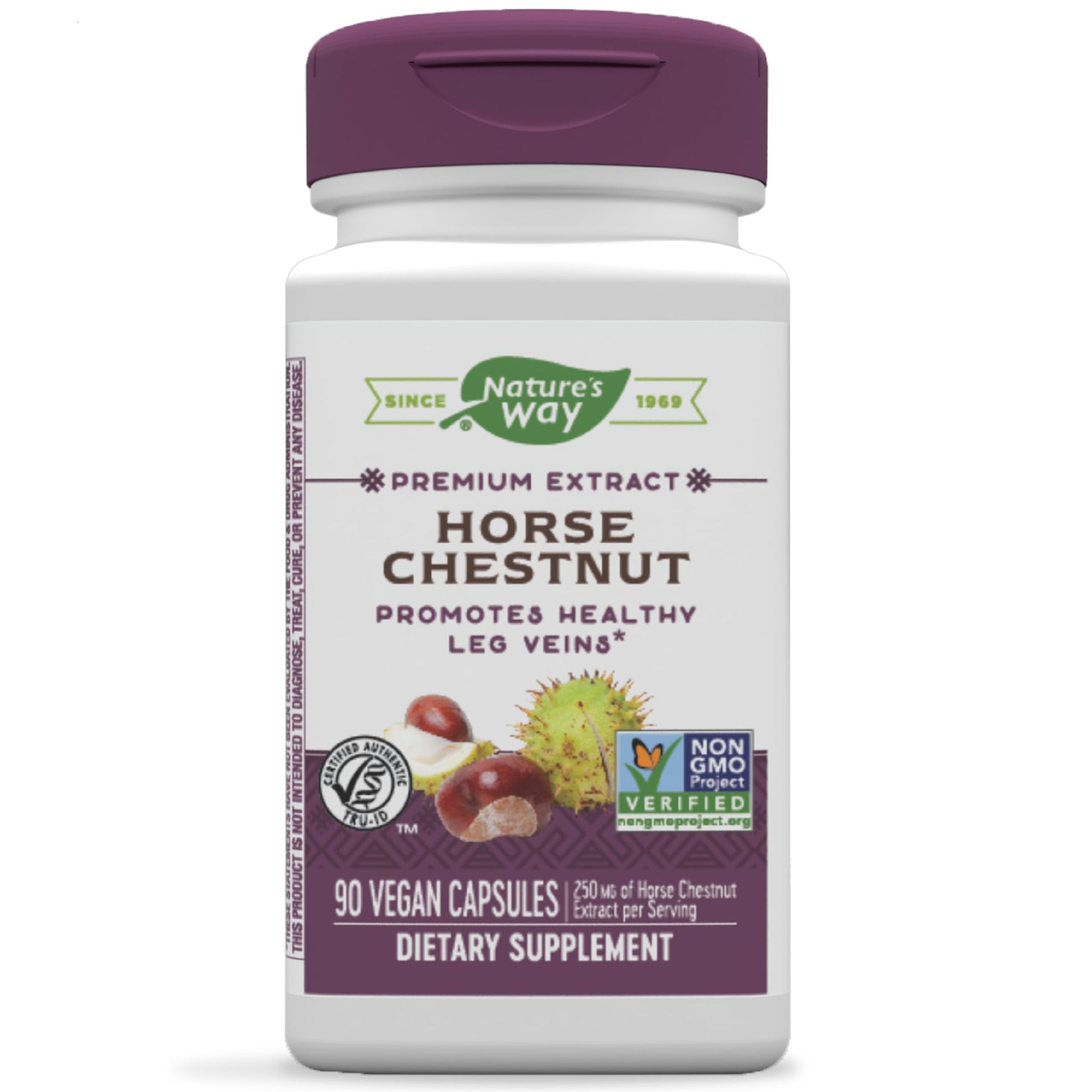 Nature's Way Standardized Horse Chestnut, Premium Extract for Healthy Veins and Blood Nature's WayUS supplements