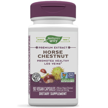 Nature's Way Standardized Horse Chestnut, Premium Extract for Healthy Veins and Blood Nature's WayUS supplements