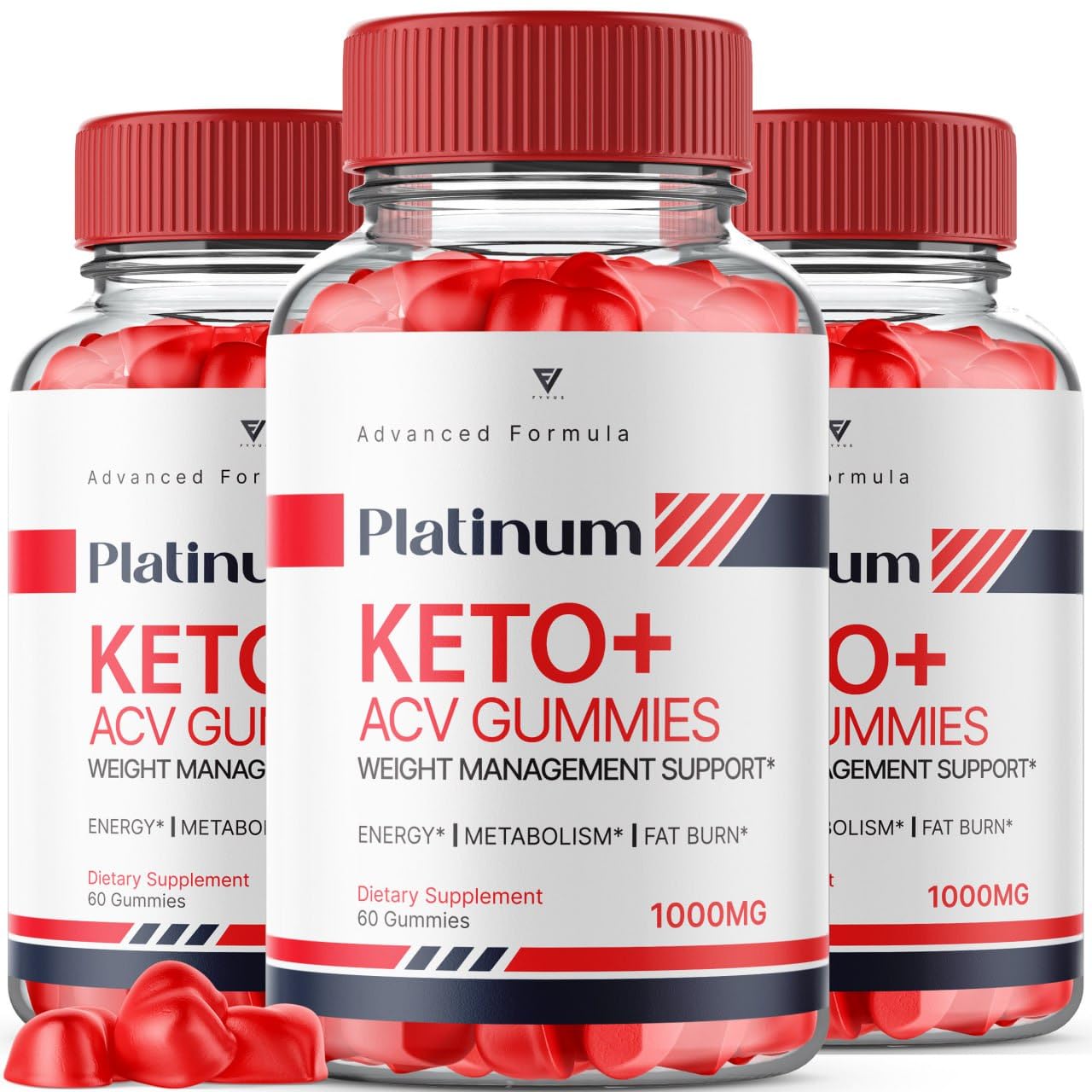 (3 Pack) Platinum Keto ACV Gummies, Platinum Keto ACV Gummies Advanced Weight Loss KohzieAu supplements