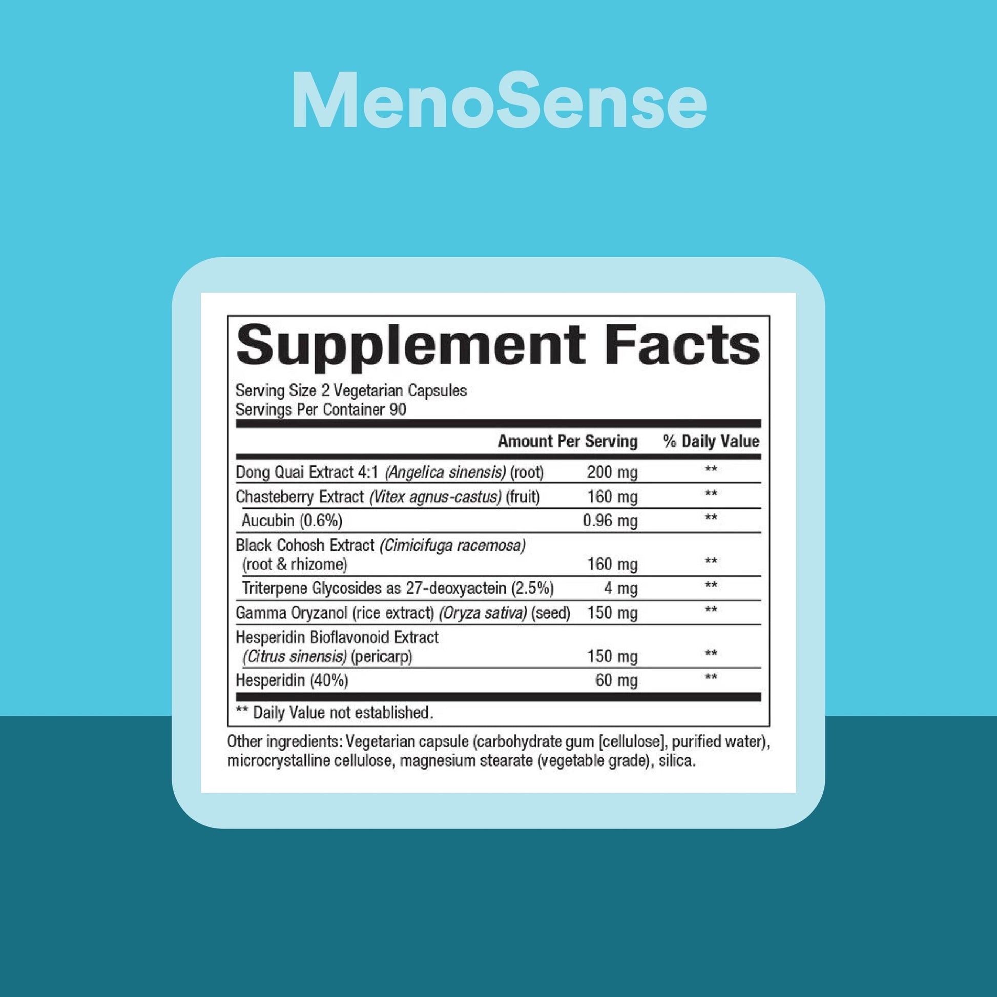 Natural Factors WomenSense MenoSense - Dietary Supplement with Black Cohosh, Chasteberry & Dong Quai - Menopause & Perimenopause Support Supplement - 180 Vegetarian Capsules (90 Servings) Natural FactorsAu supplements