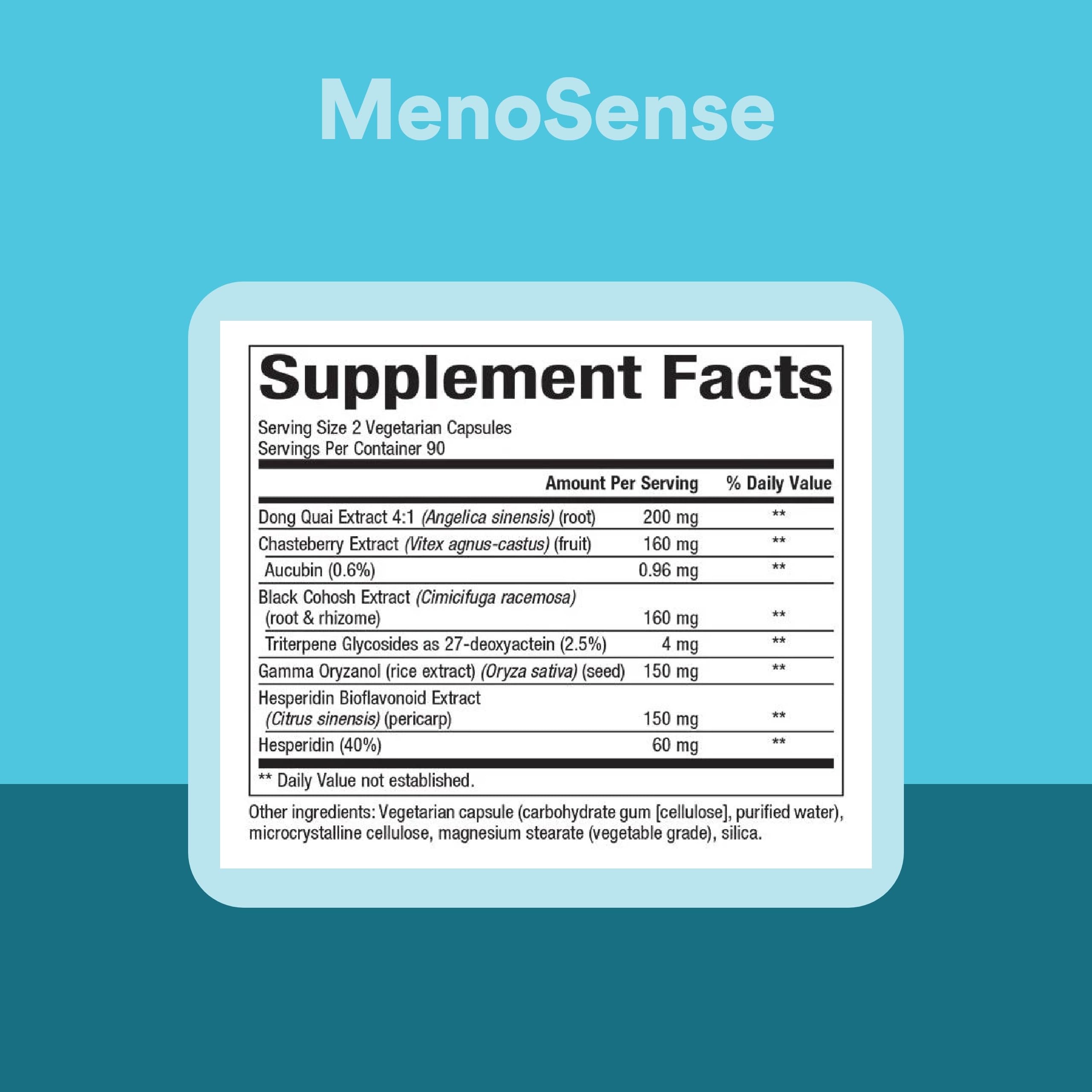 Natural Factors WomenSense MenoSense - Dietary Supplement with Black Cohosh, Chasteberry & Dong Quai - Menopause & Perimenopause Support Supplement - 180 Vegetarian Capsules (90 Servings) Natural FactorsAu supplements