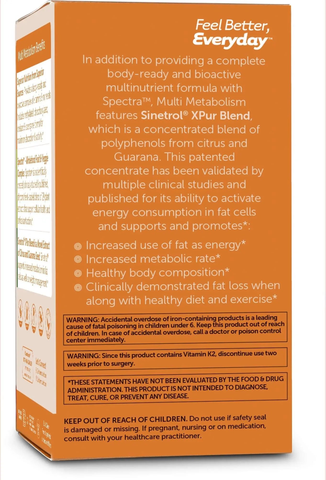 Zahler Multivitamin Metabolism + Weight Management Support for Women and Men with Iron, Certified Kosher, 60 Capsules ZahlerAu supplements