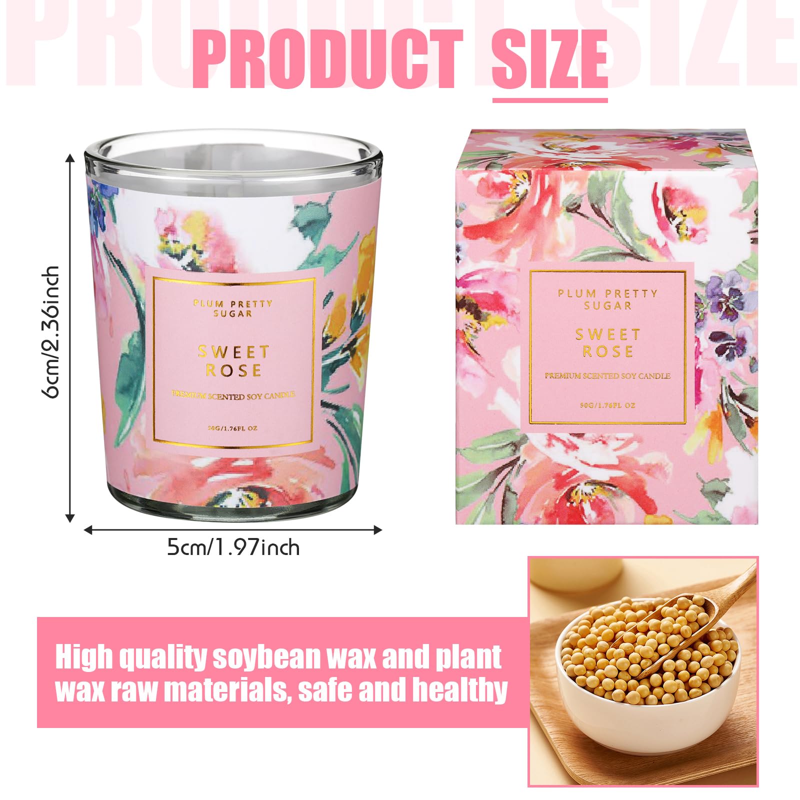 MTLEE 24 Pcs Candles for Home Scented Candle Gifts for Women Bulk 8 Long Lasting Aromatherapy Jar MTLEEAu supplements