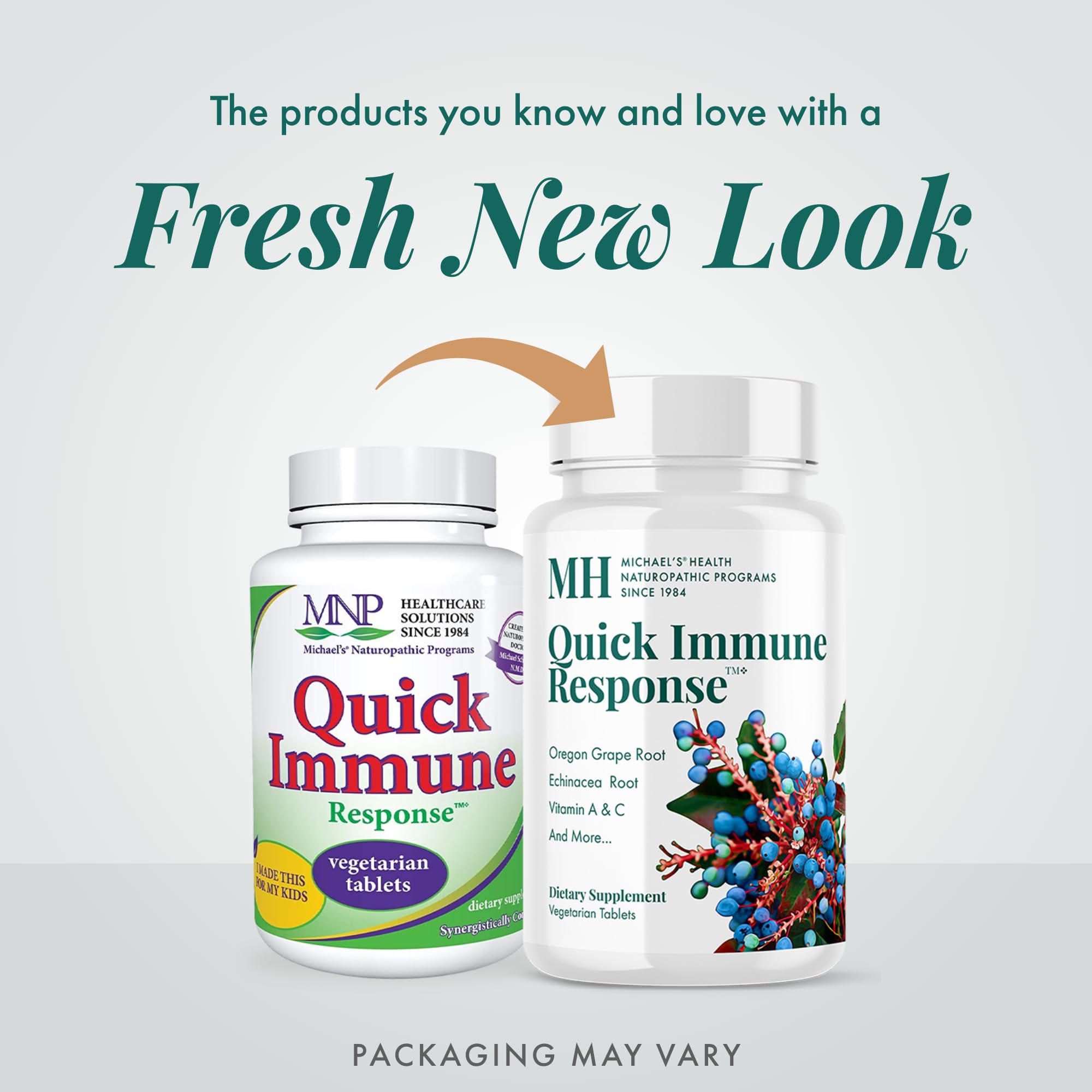 Michael's Health Naturopathic Programs Quick Immune Response - 60 Vegetarian Tablets - Immune System Support - With Vitamin A, Vitamin C & Zinc - 20 Servings MICHAEL'SAu supplements