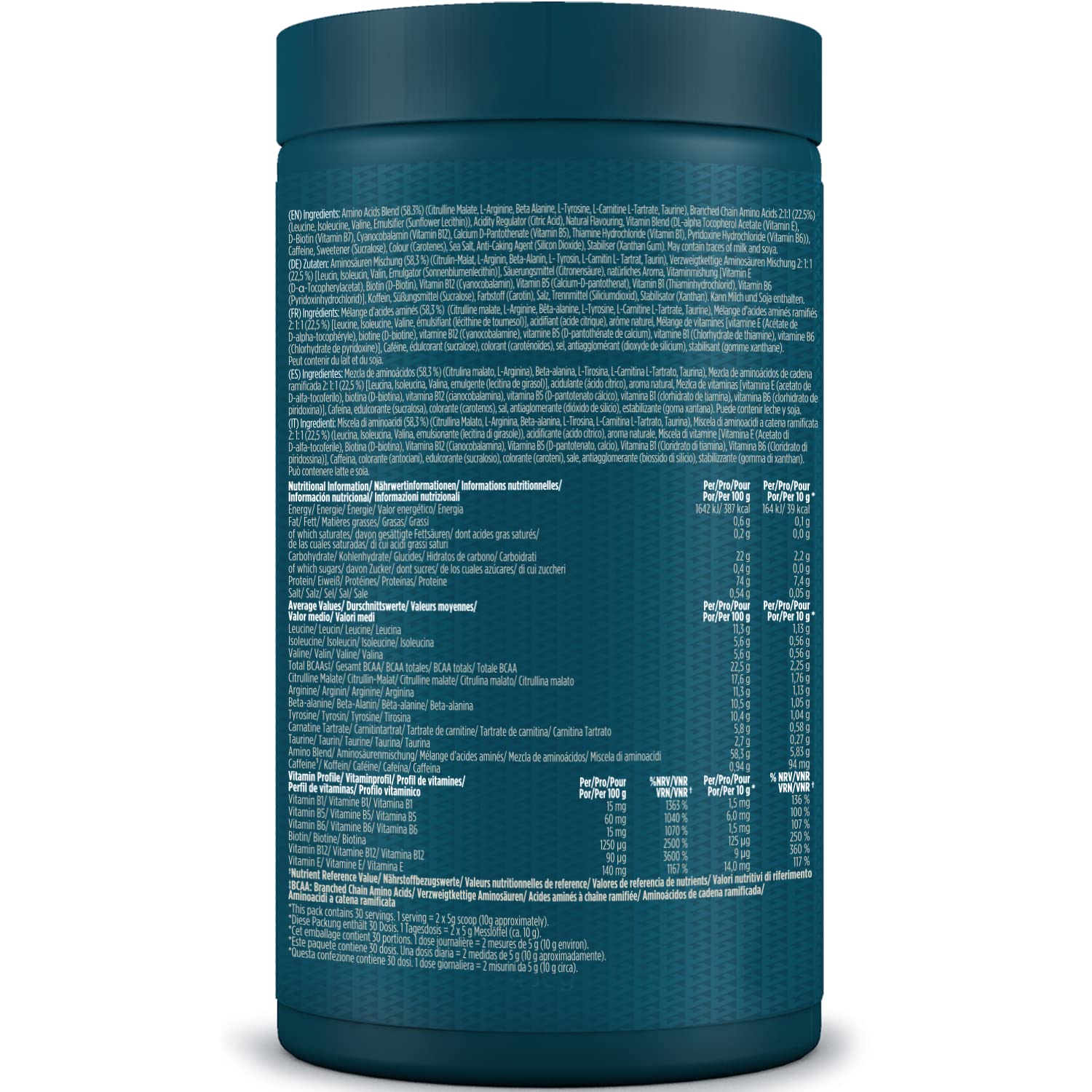Kinetica PreFuel, Pre Workout, 5.7g Amino Acids & 2.2g BCAA's per Serving, 30 Servings KineticaUS supplements