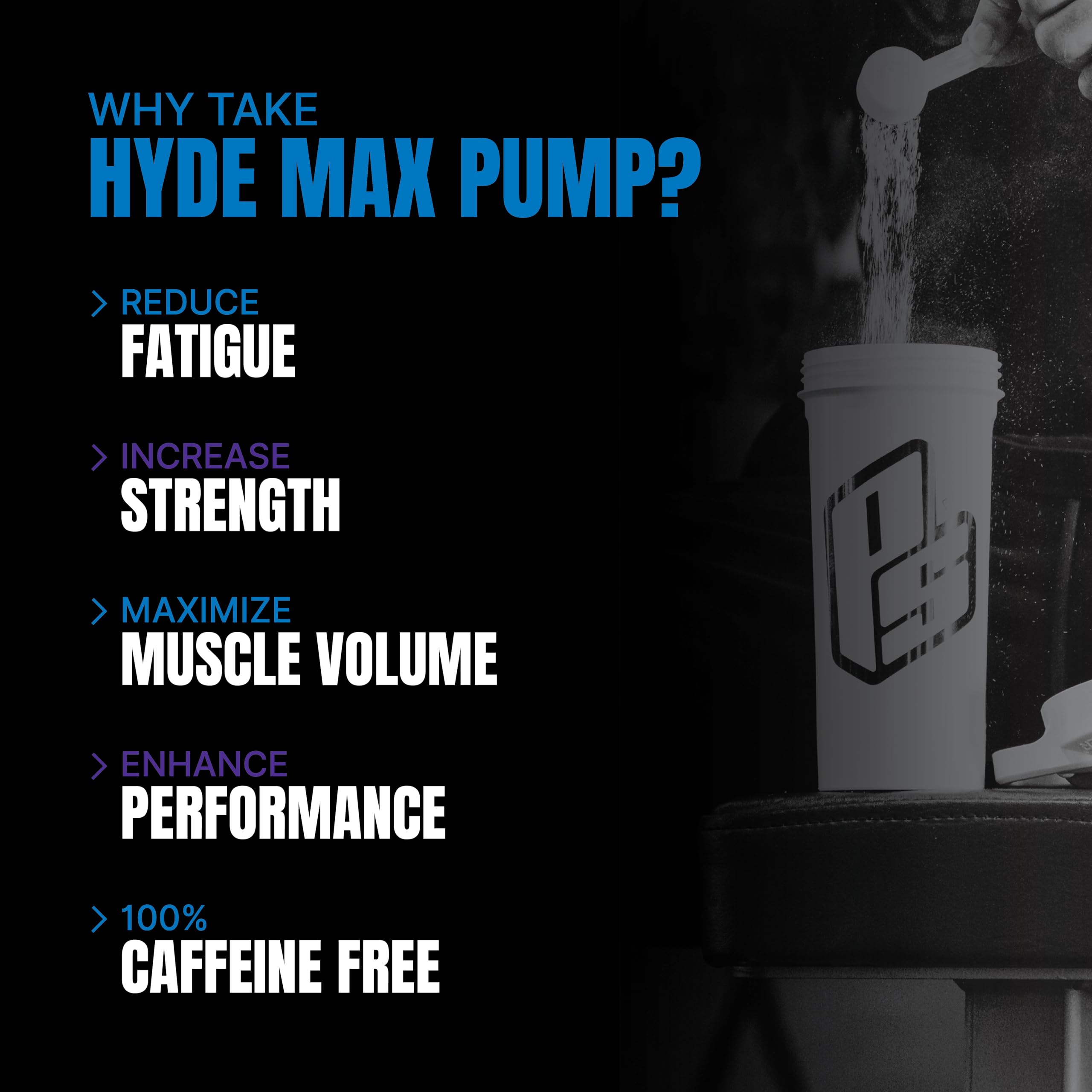 PROSUPPS Hyde Max Pump Pre Workout for Men and Women - Nitric Oxide Supplement PROSUPPSAu supplements