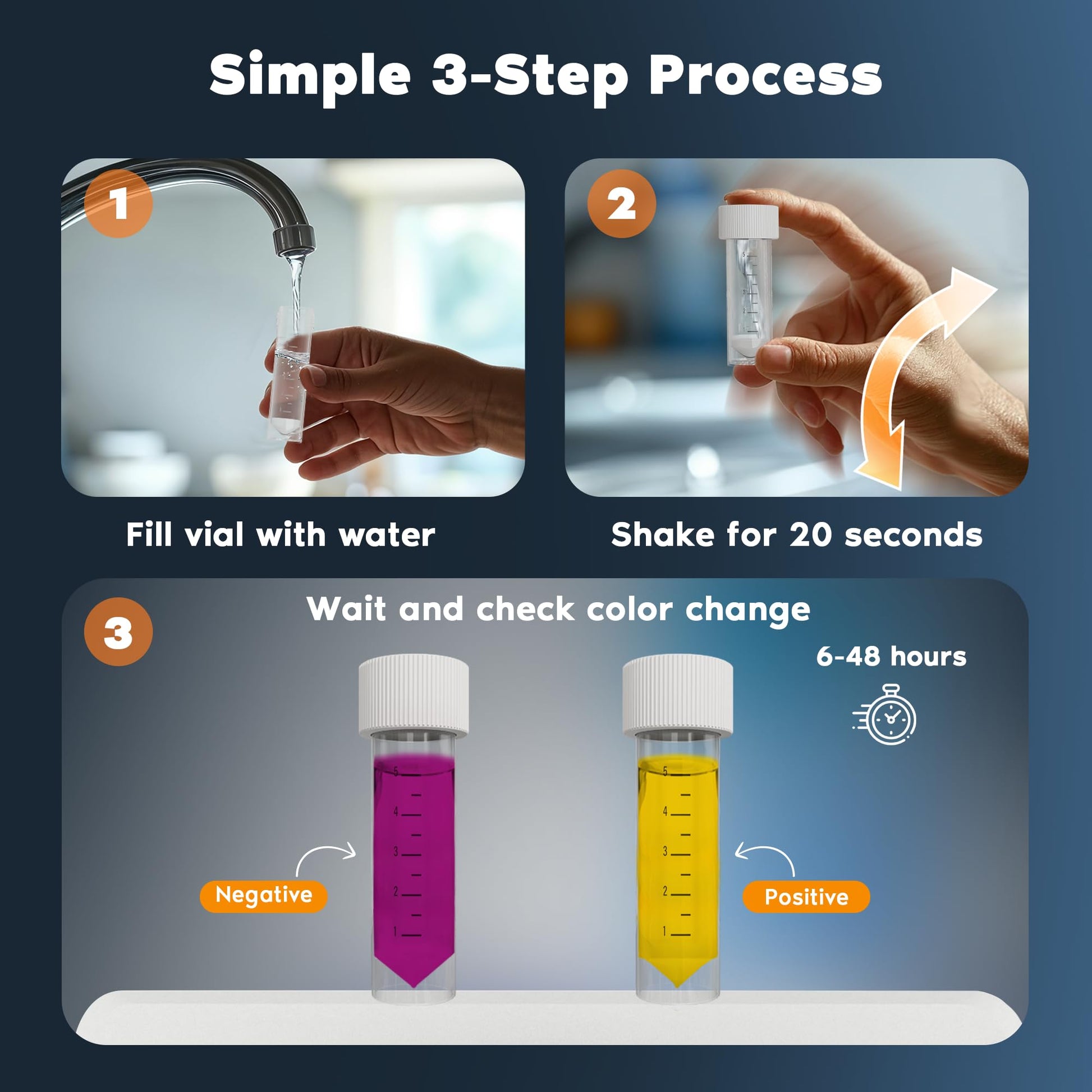 Watersafe® Bacteria Water Test Kit – USA-Made – Results as Fast as 6 Hours – Detects Coliform (Inc. E. coli) & Non-Coliform Bacteria in Drinking, Well & Tap Water – Lab-Quality Testing – 1 Pack WatersafeAu supplements
