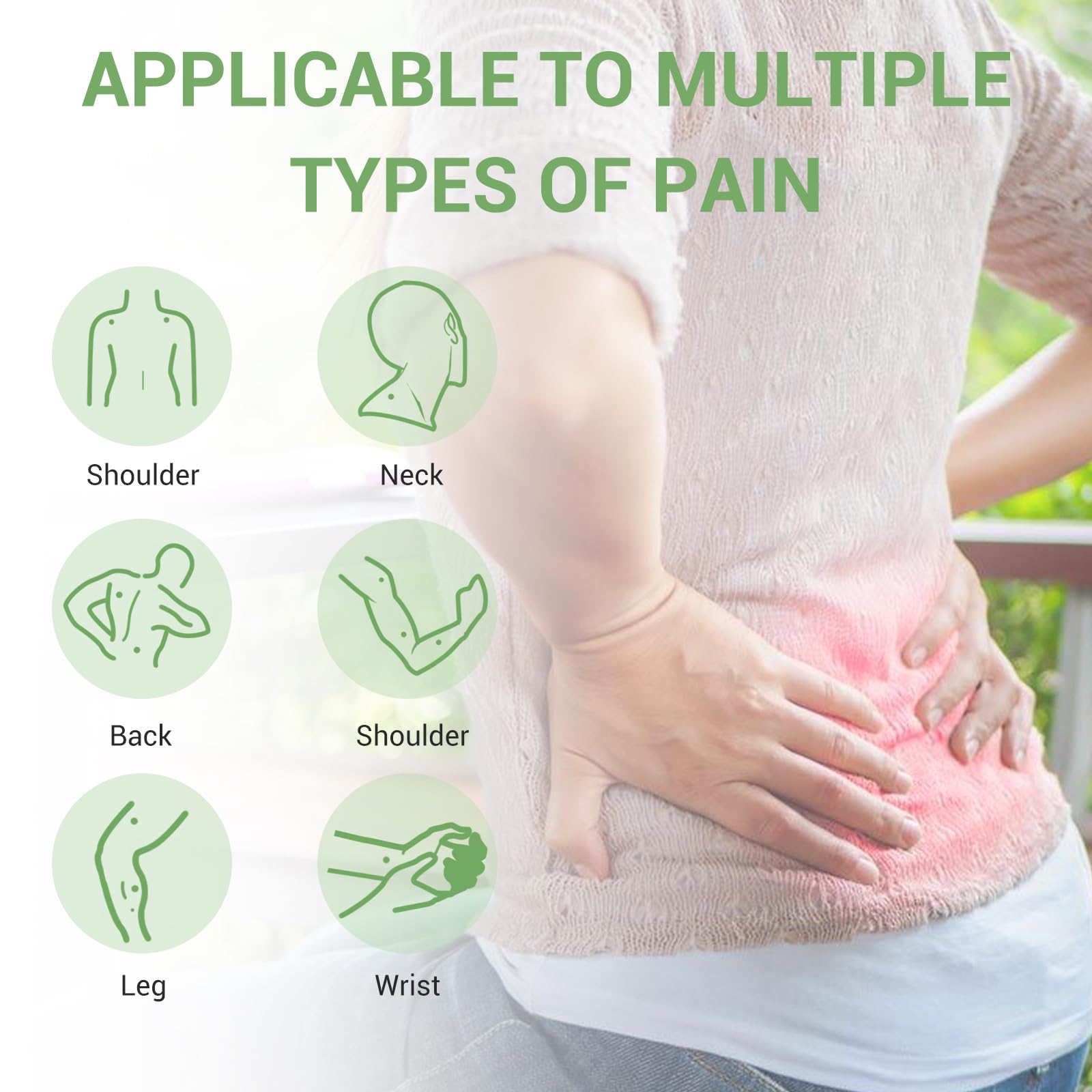 yimimde Menthol 5% Pain Relief Patches - 32 Count Maximum Strength Pain Relief Patches for Back Pain, Joint & Muscle Soreness - Fast Acting, Long-Lasting yimimdeAu supplements
