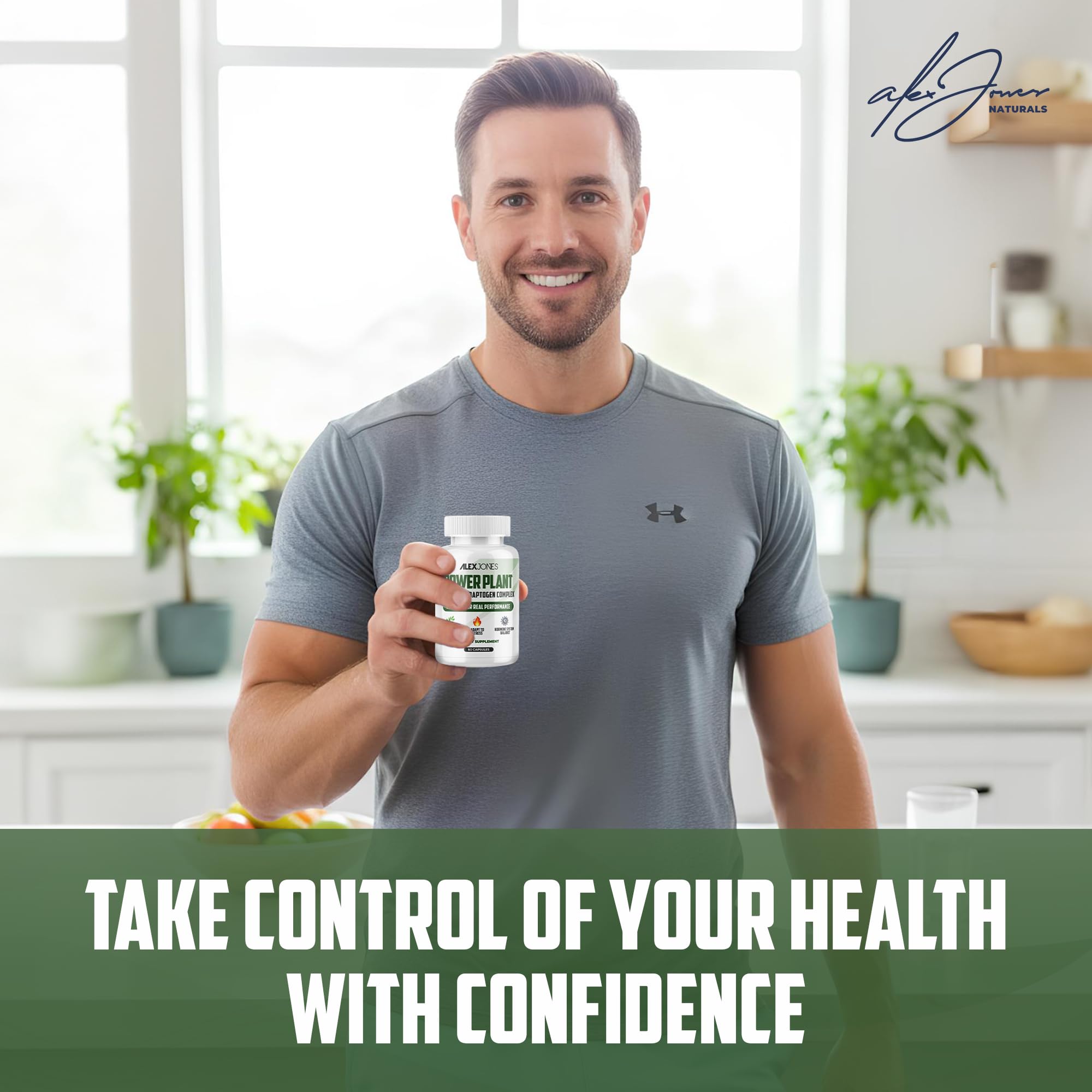 Adaptogenic Mushrooms with Cordyceps & Rhodiola – Daily Blend with Zinc, Selenium & Boron –Vegan Mushroom Capsules Supplement for Active Lifestyles – No Fillers or Additives – 60 Count Alex Jones NaturalsAu supplements