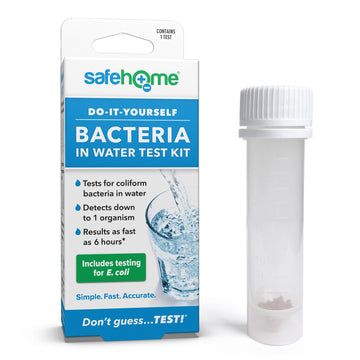 Safe Home® DIY Bacteria in Water Test Kit – Results as Fast as 6 Hours – Detects 50 Different Species of Coliform Bacteria – EPA Lab Certified – Made in the USA – (1 Pack) Safe HomeAu supplements