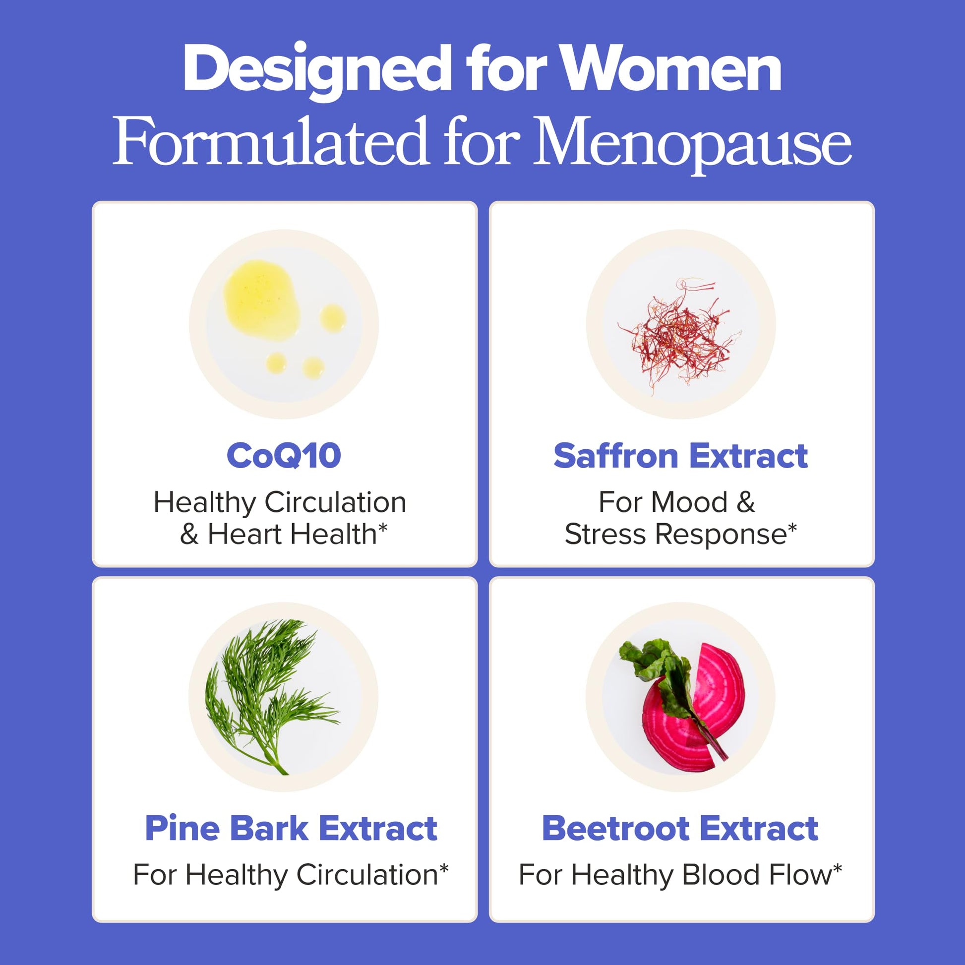 O Positiv MENO Heart + Blood Pressure Support Capsules – Daily Support for Healthy Circulation, Stress Management & Blood Pressure – with CoQ10, Beets, Pine Bark & Saffron – 30 Servings O PositivAu supplements